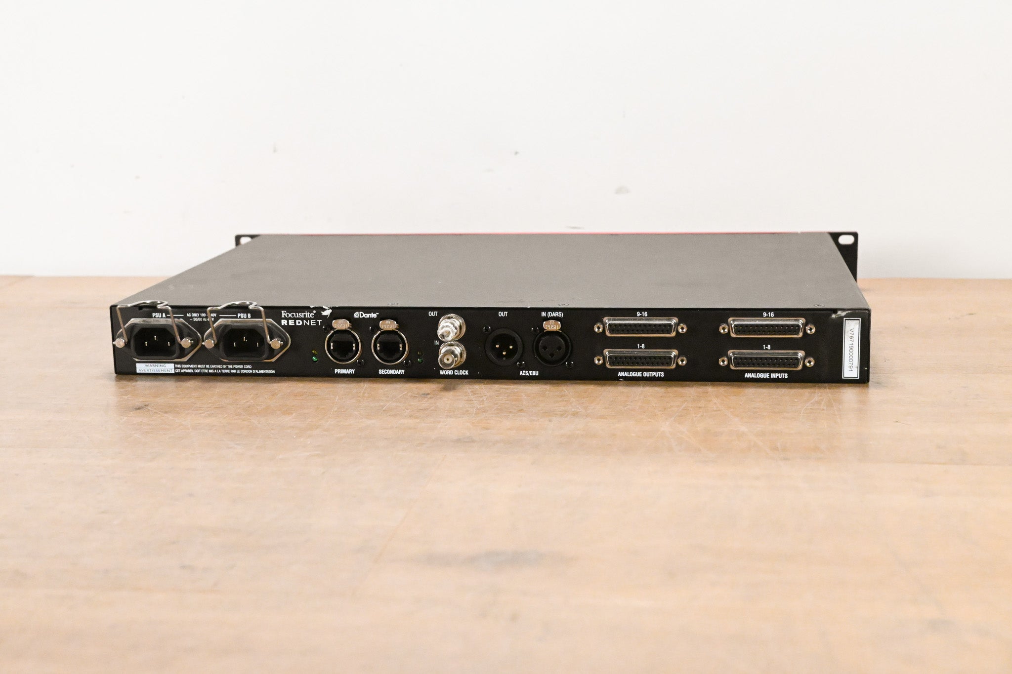 Focusrite RedNet A16R 16x16 Dante Analog Audio Interface