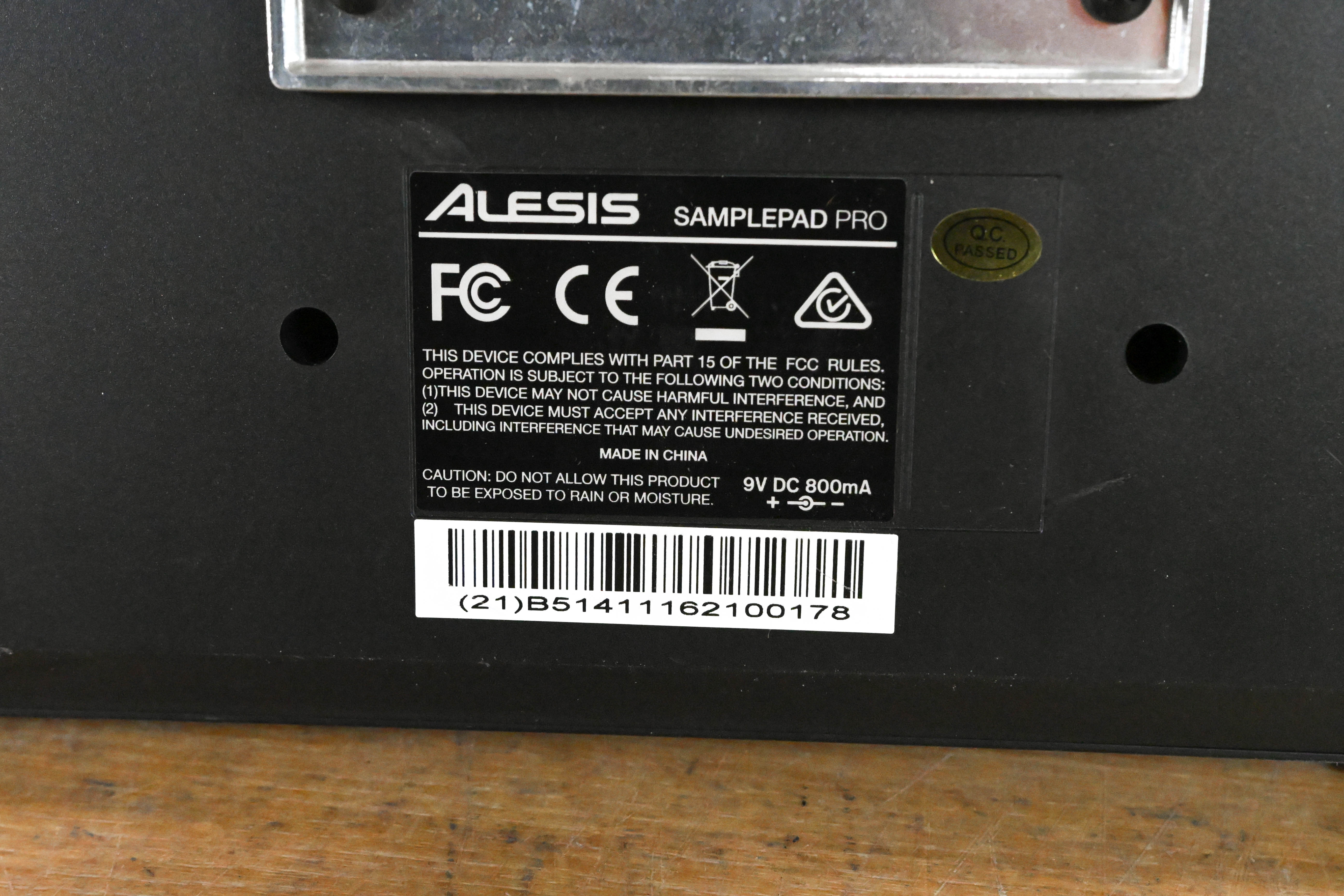 Alesis SAMPLEPAD PRO Percussion and Sample Instrument (NO POWER SUPPLY)