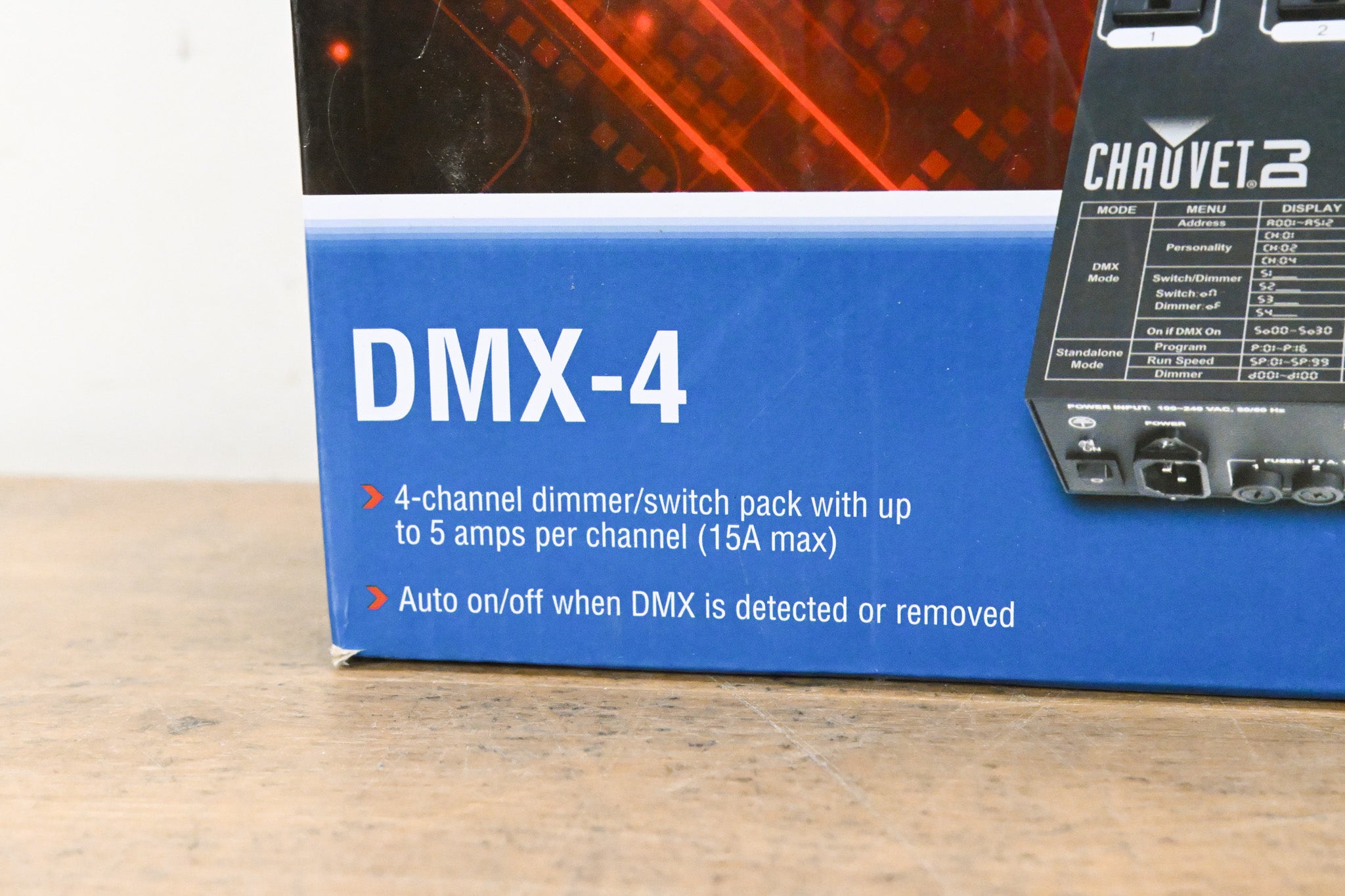 Chauvet DMX-4 4-Channel DMX Dimmer/Relay Pack