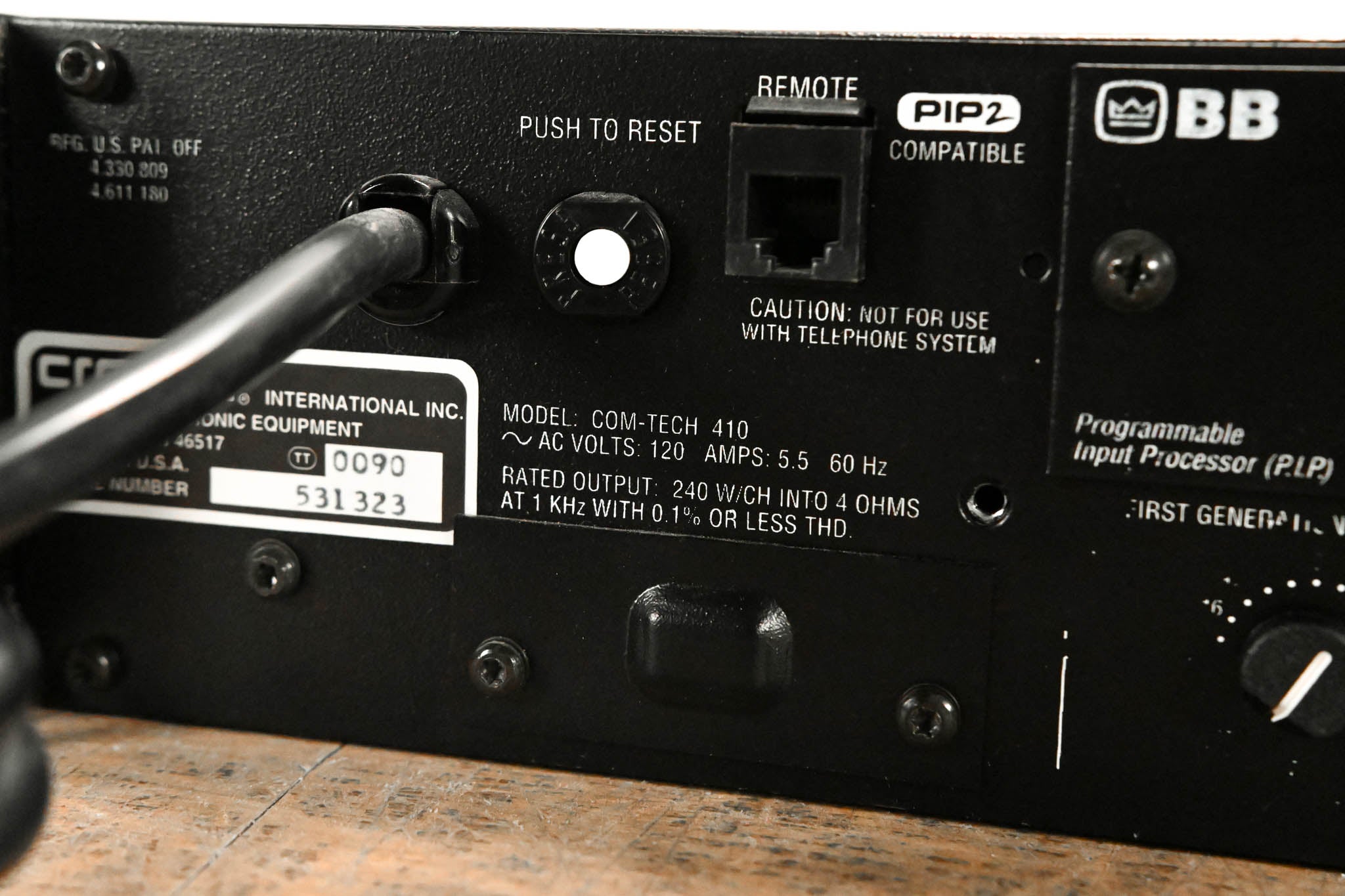 Crown Com-Tech 410 2-Channel Power Amplifier