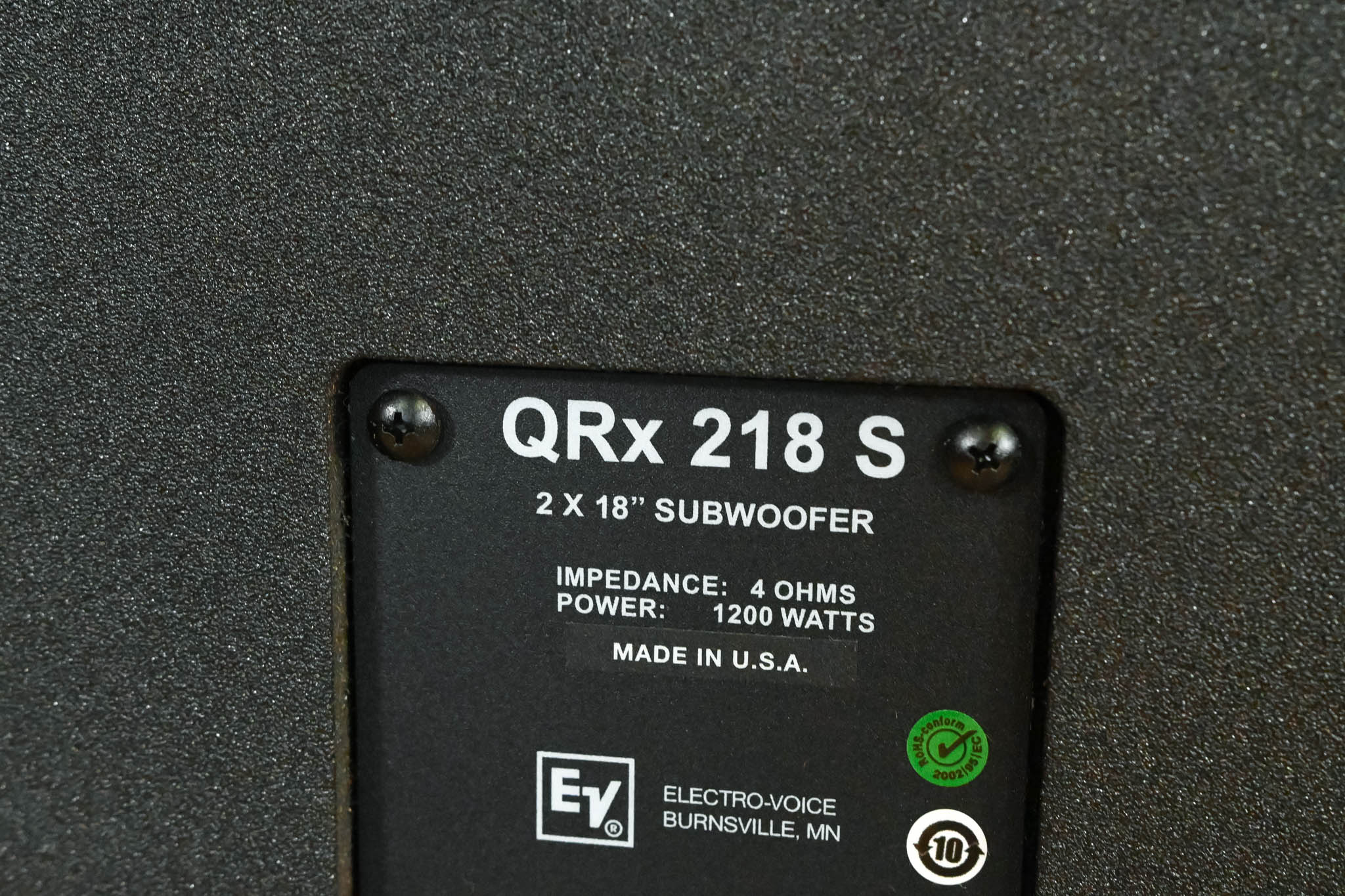 Electro-Voice (EV) QRx 218S Compact Dual 18" Subwoofer