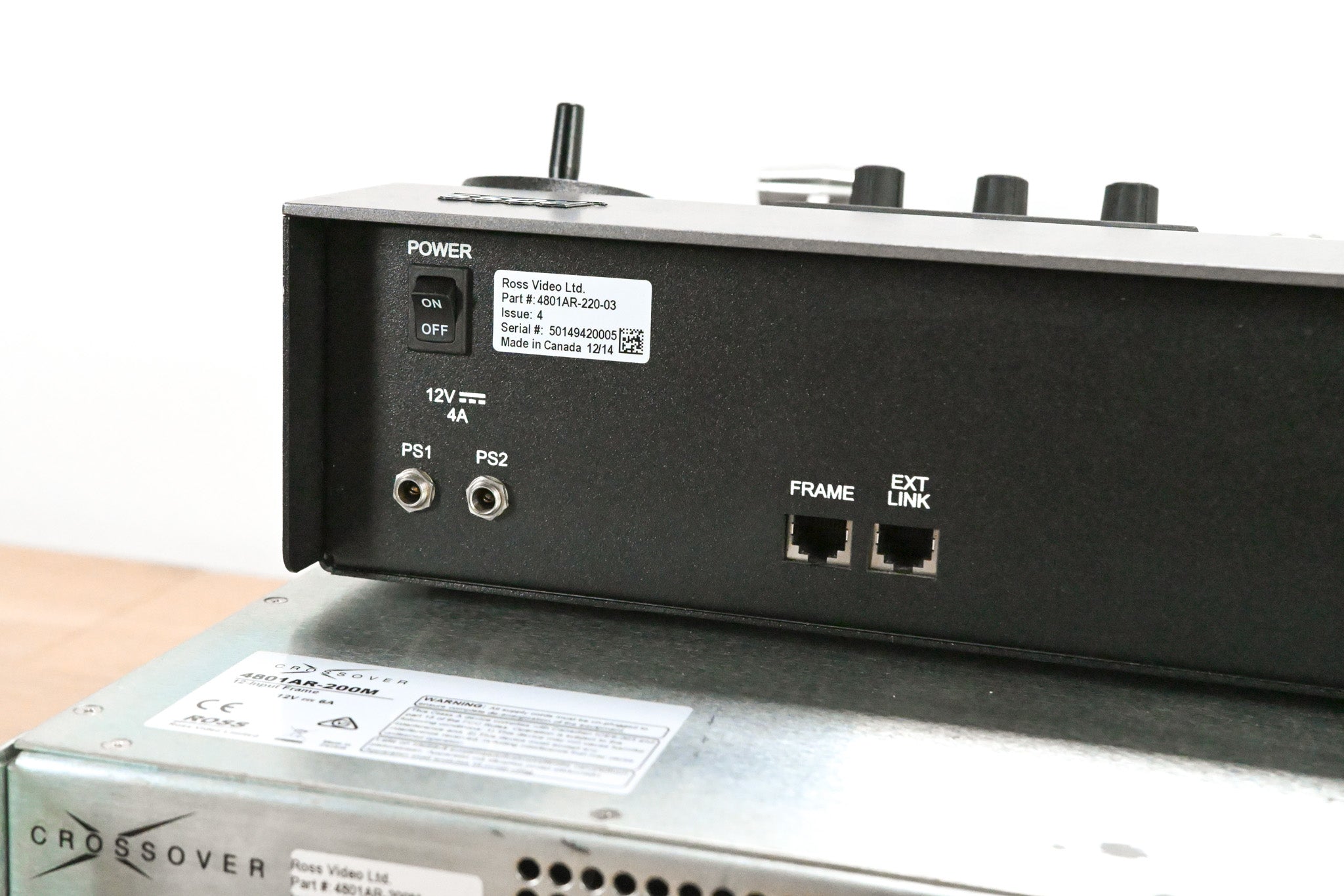 Ross CrossOver 12 12-Input HD Production Switcher (NO POWER SUPPLY)