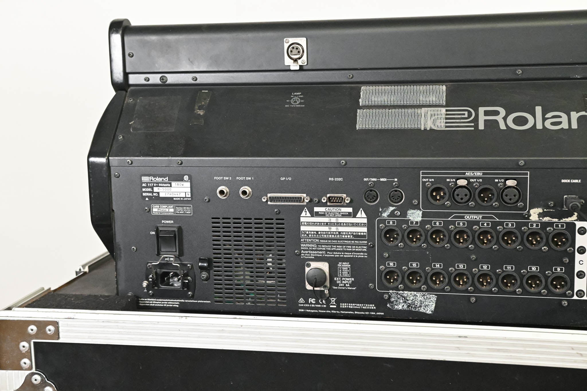 Roland M-5000 Live Mixing Console with Road Case