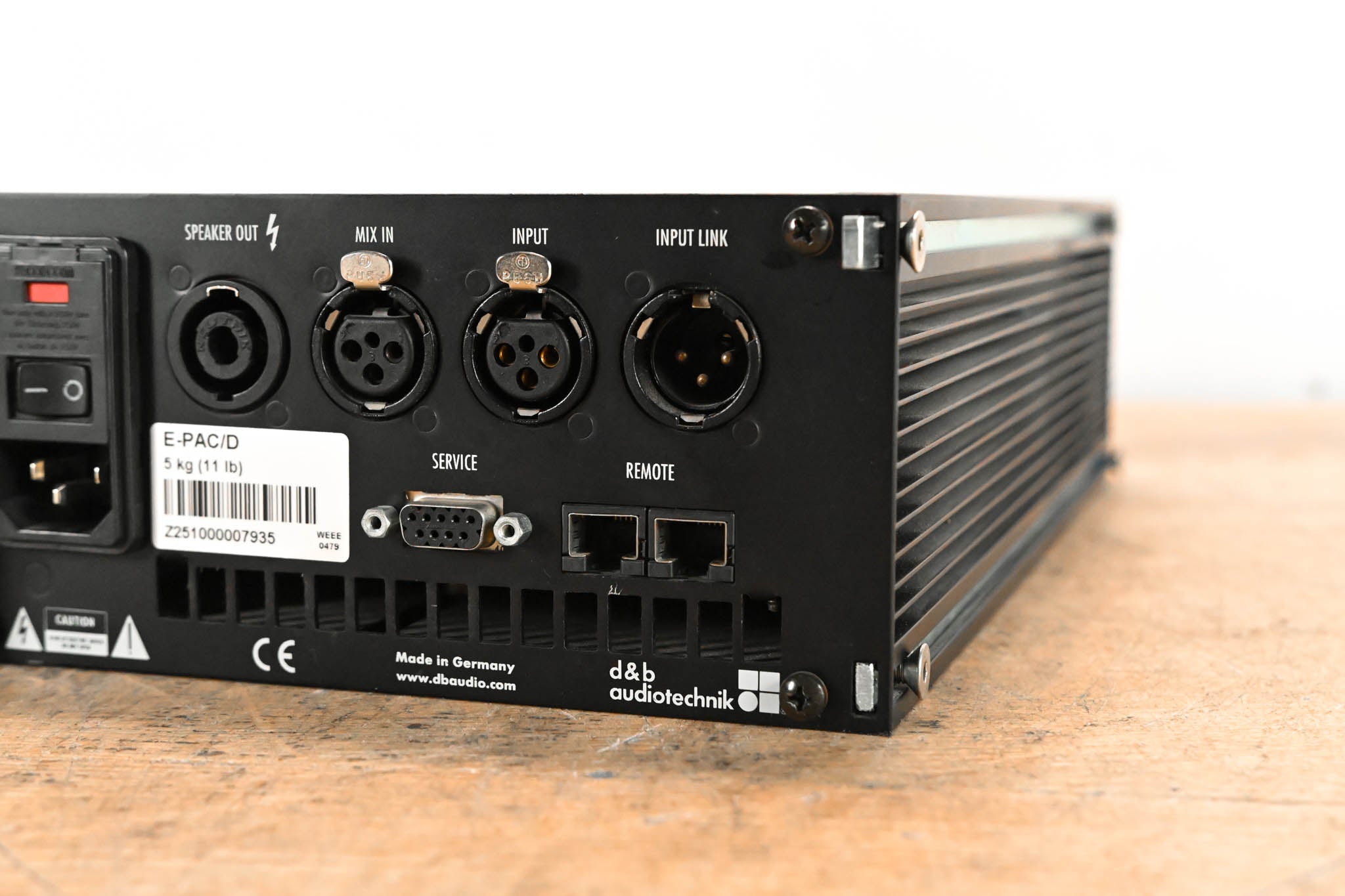 d&b audiotechnik E-PAC Single-Channel Power Amplifier Controller