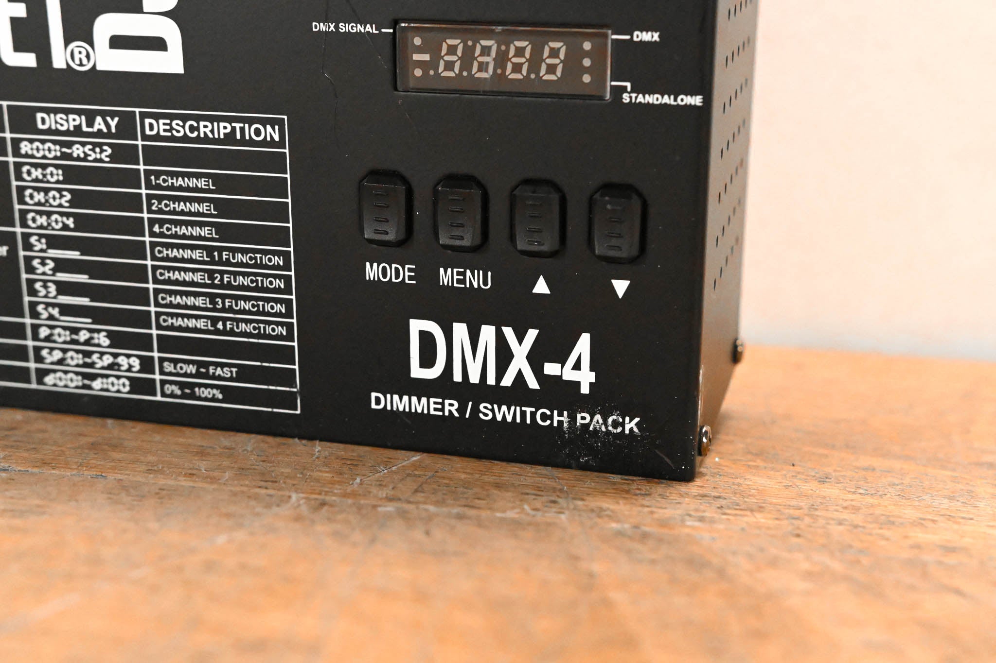 Chauvet DMX-4 4-Channel DMX Dimmer/Relay Pack