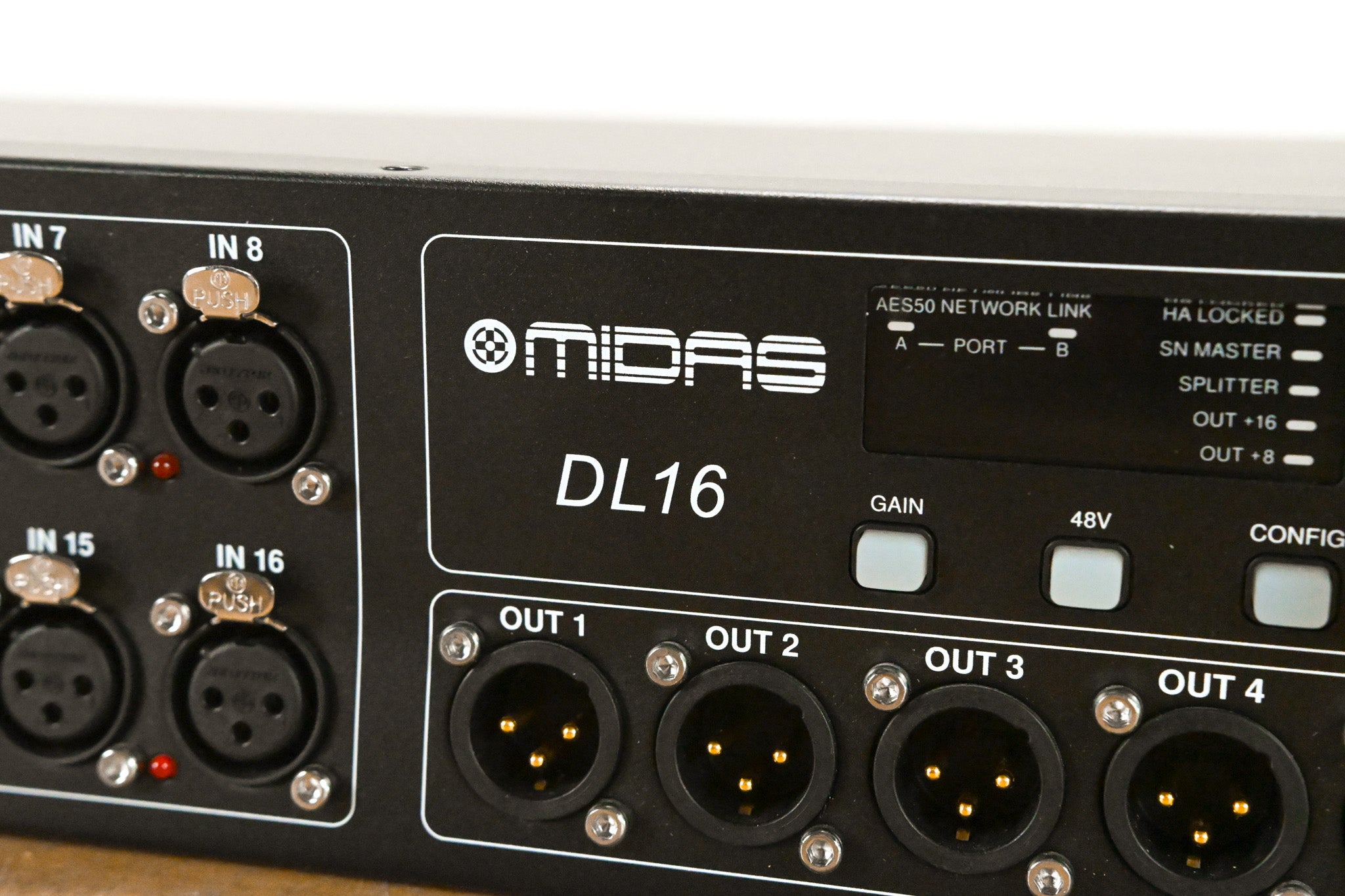Midas DL16 16-Input, 8-Output Stage Box