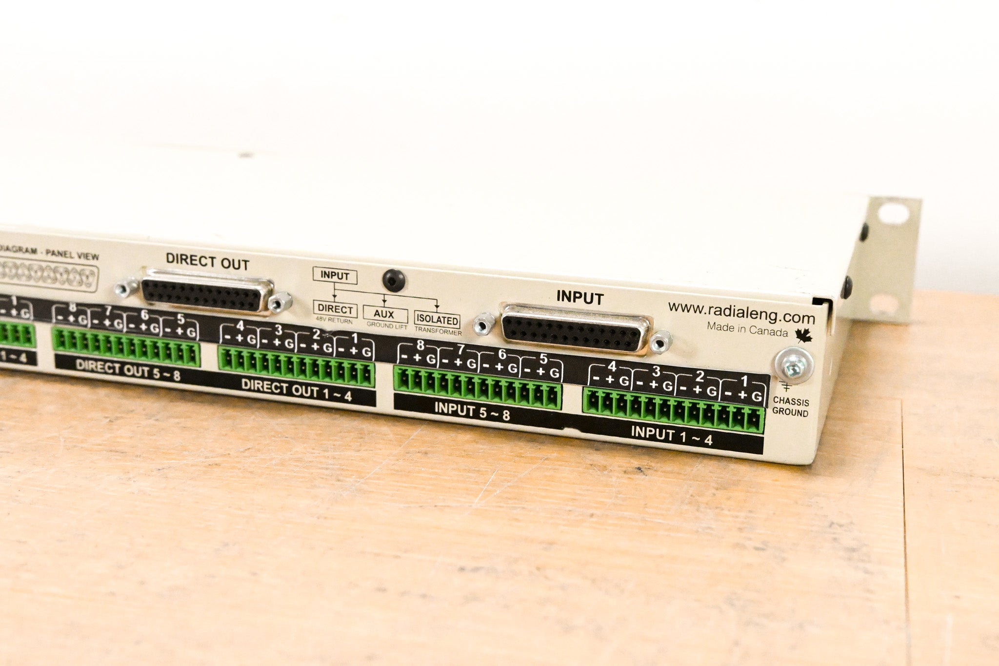 Radial Engineering OX8-j Jensen-Equipped 8-Channel Microphone Splitter