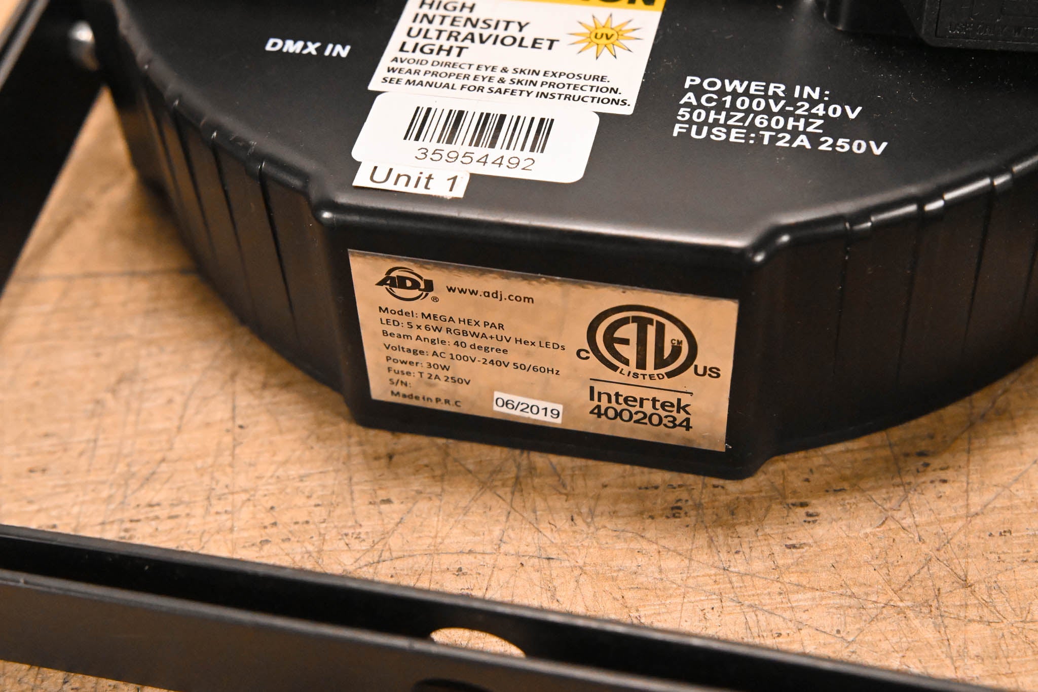 ADJ Mega Hex Par Light