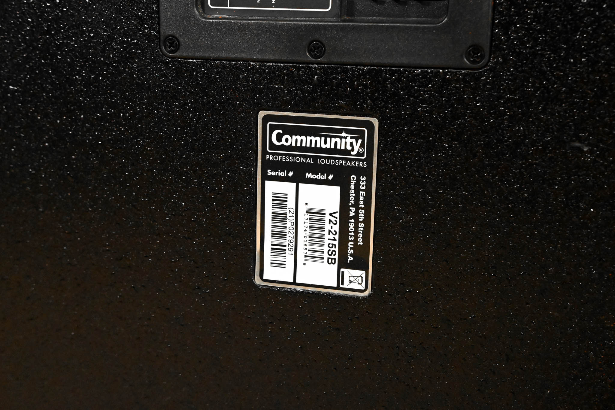 Community V2-215S Dual 15" Subwoofer System