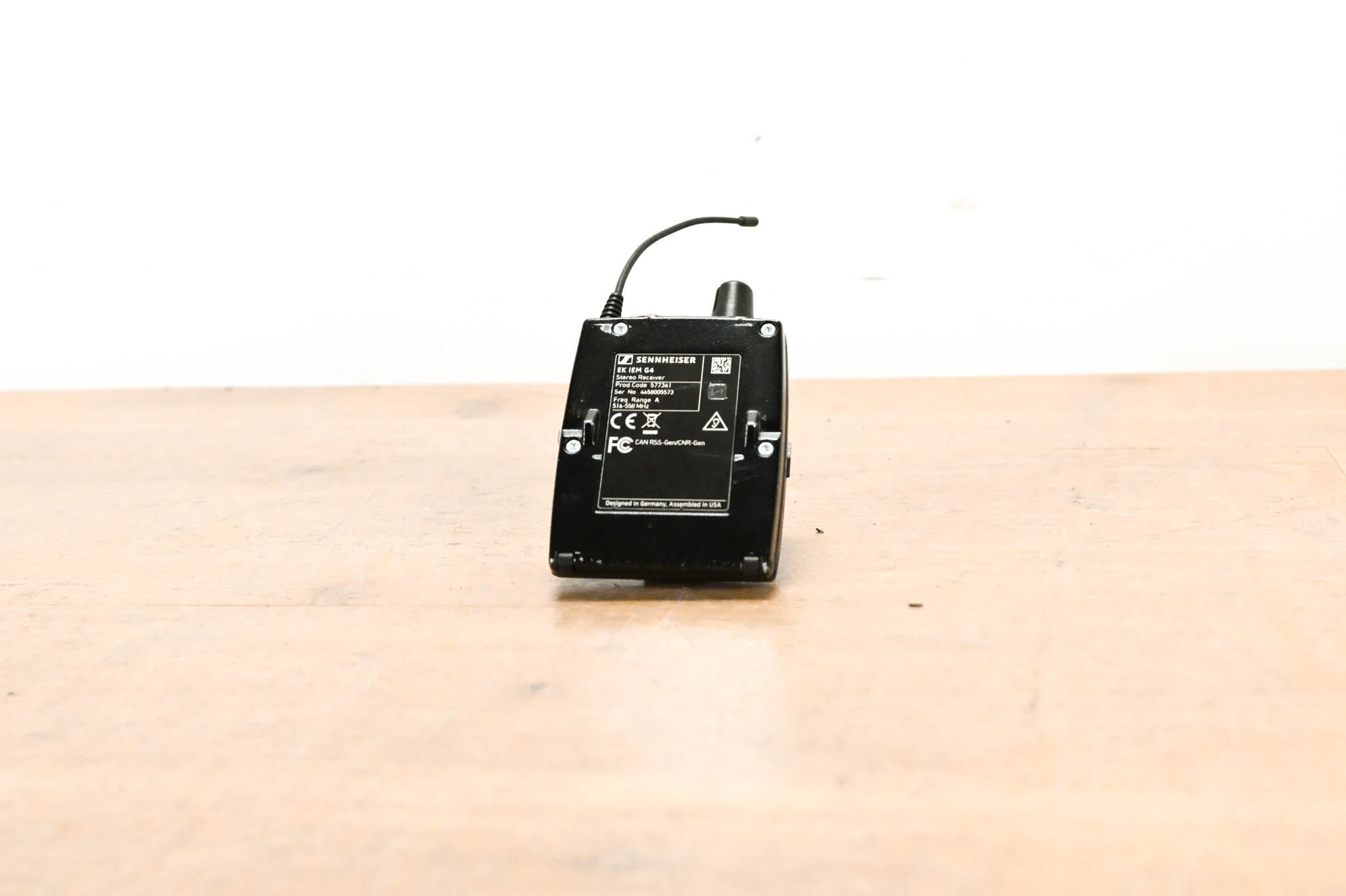 Sennheiser EK IEM G4 Wireless Bodypack Receiver - A Range: 516-558 MHz