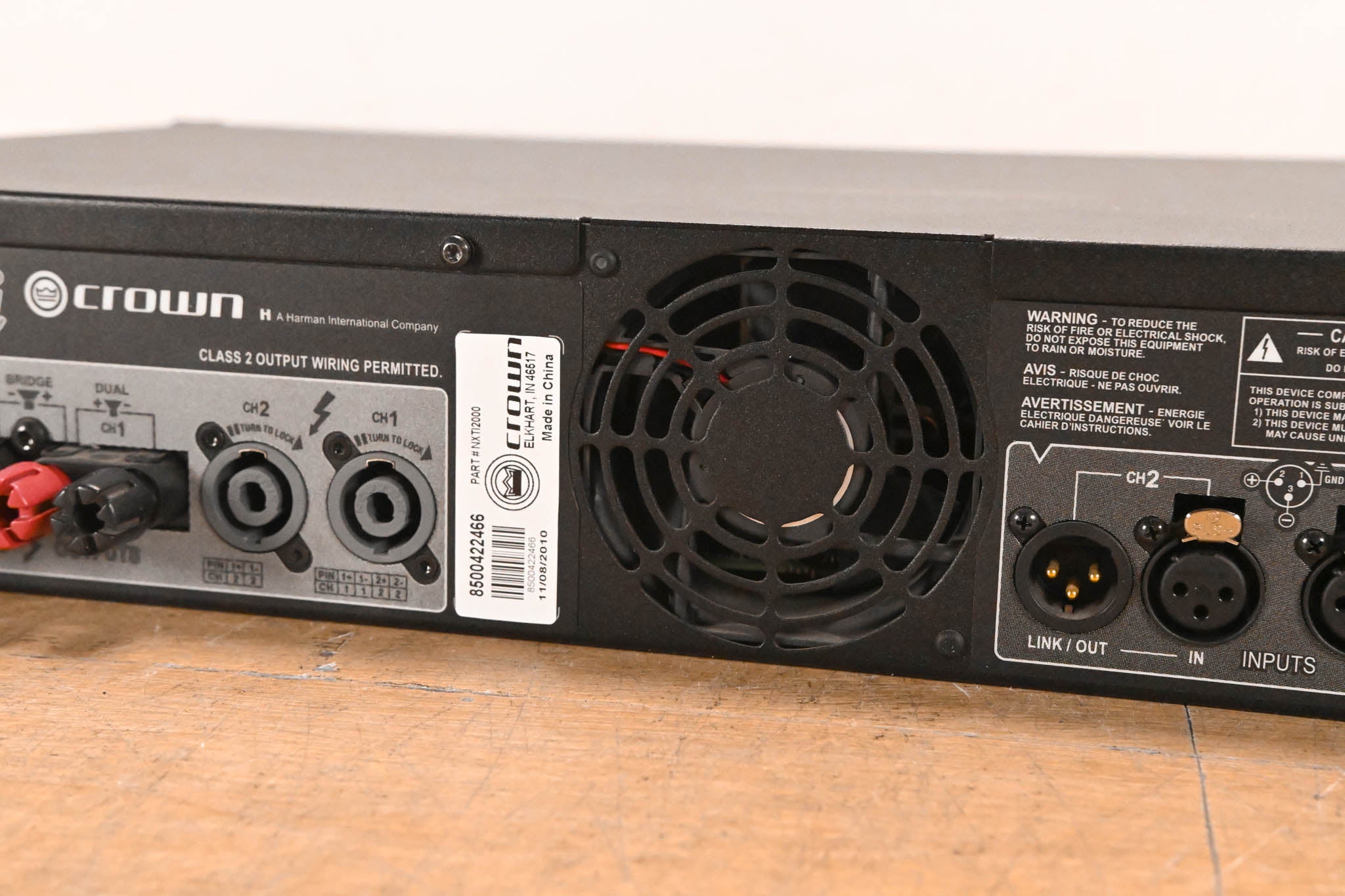 Crown XTi 2000 2-Channel Power Amplifier with DSP