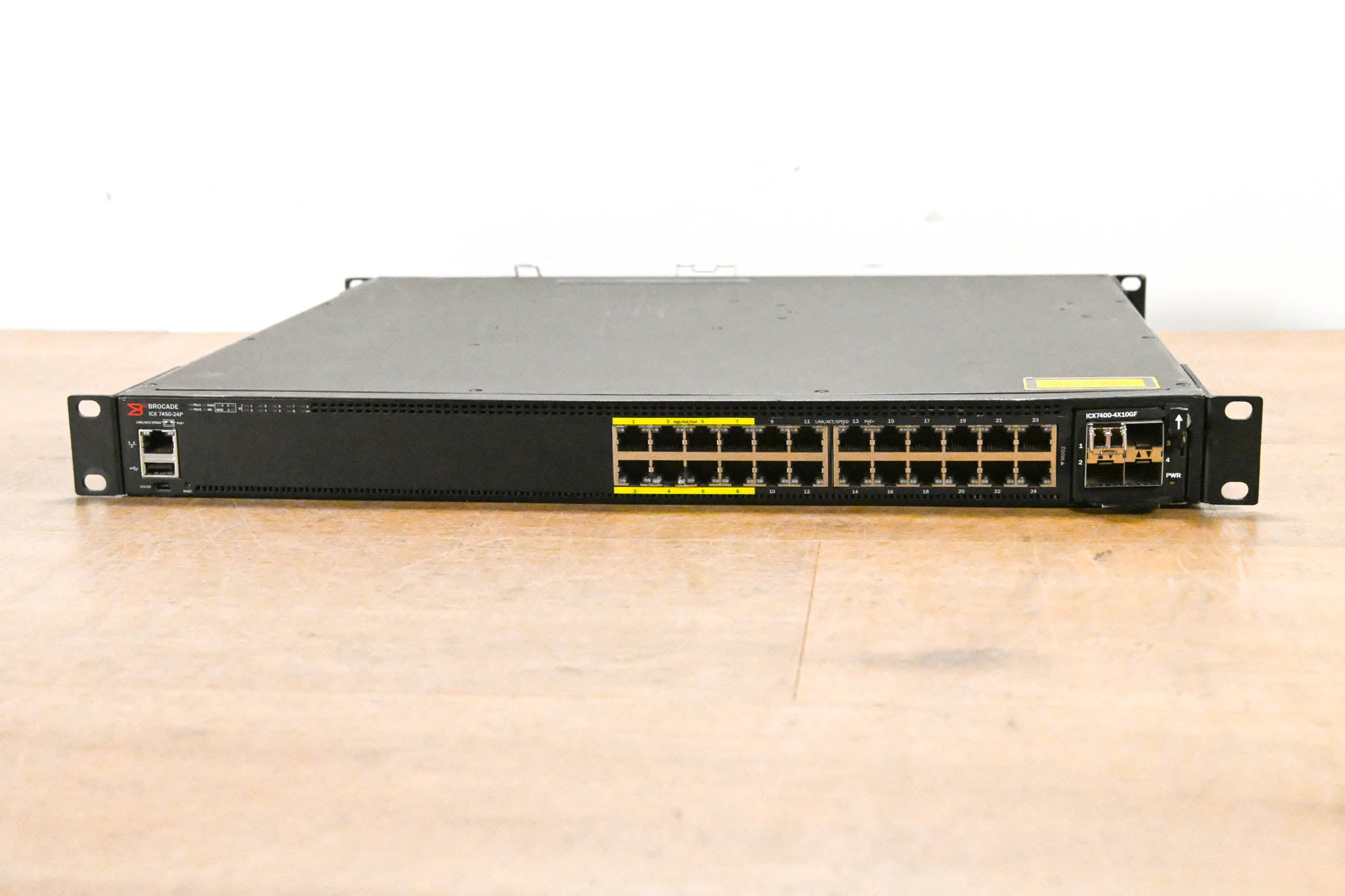 Brocade ICX-7450-24P Gigabit PoE+ Stackable Switch
