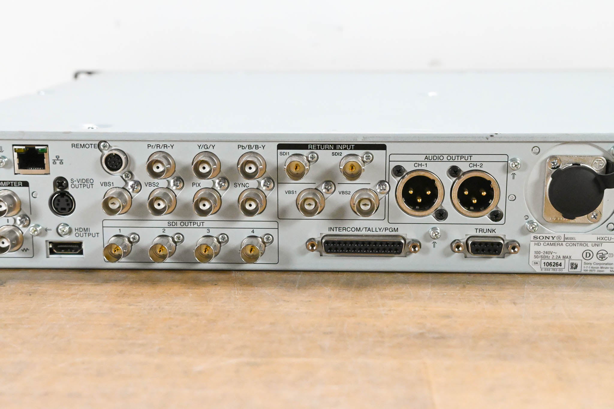 Sony HXCU-FB70 Optical Fiber Camera Control Unit