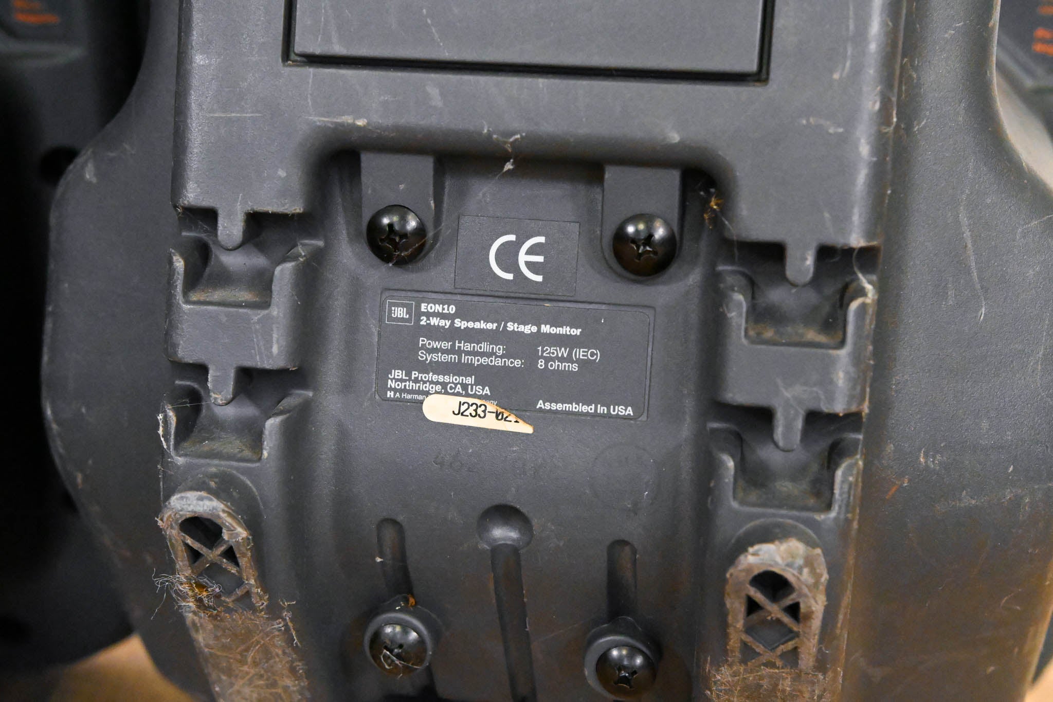 JBL EON10 10" 2-Way Passive Loudspeaker/Stage Monitor (PAIR)