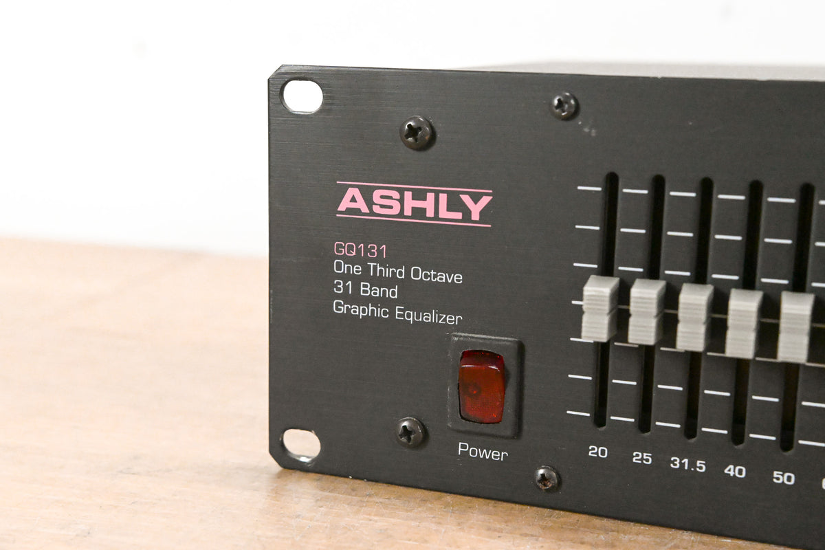 Ashly GQ131 One Third Octave 31-Band Graphic Equalizer