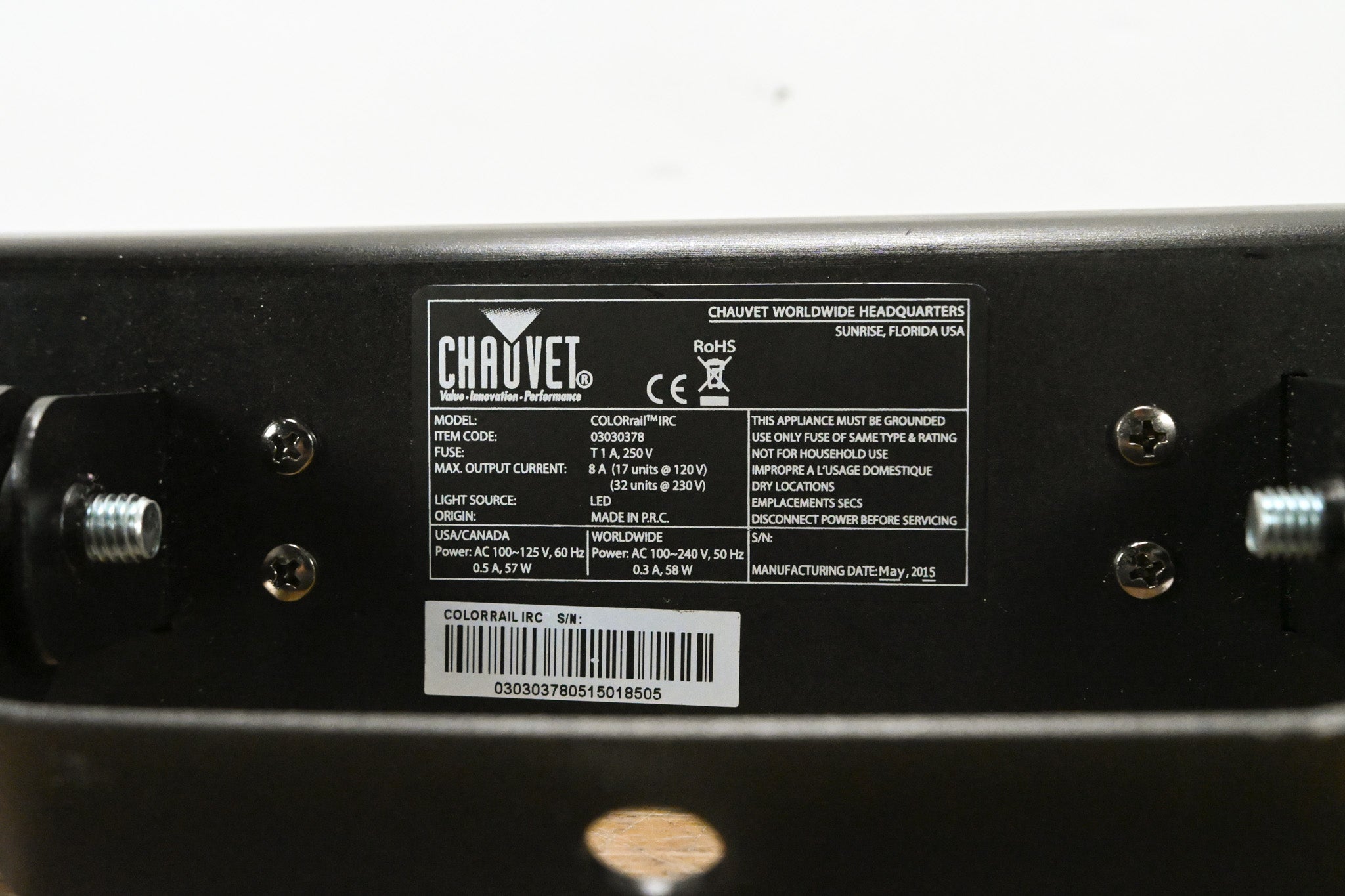Chauvet COLORrail IRC 320x0.25W RGB LED Strip Light