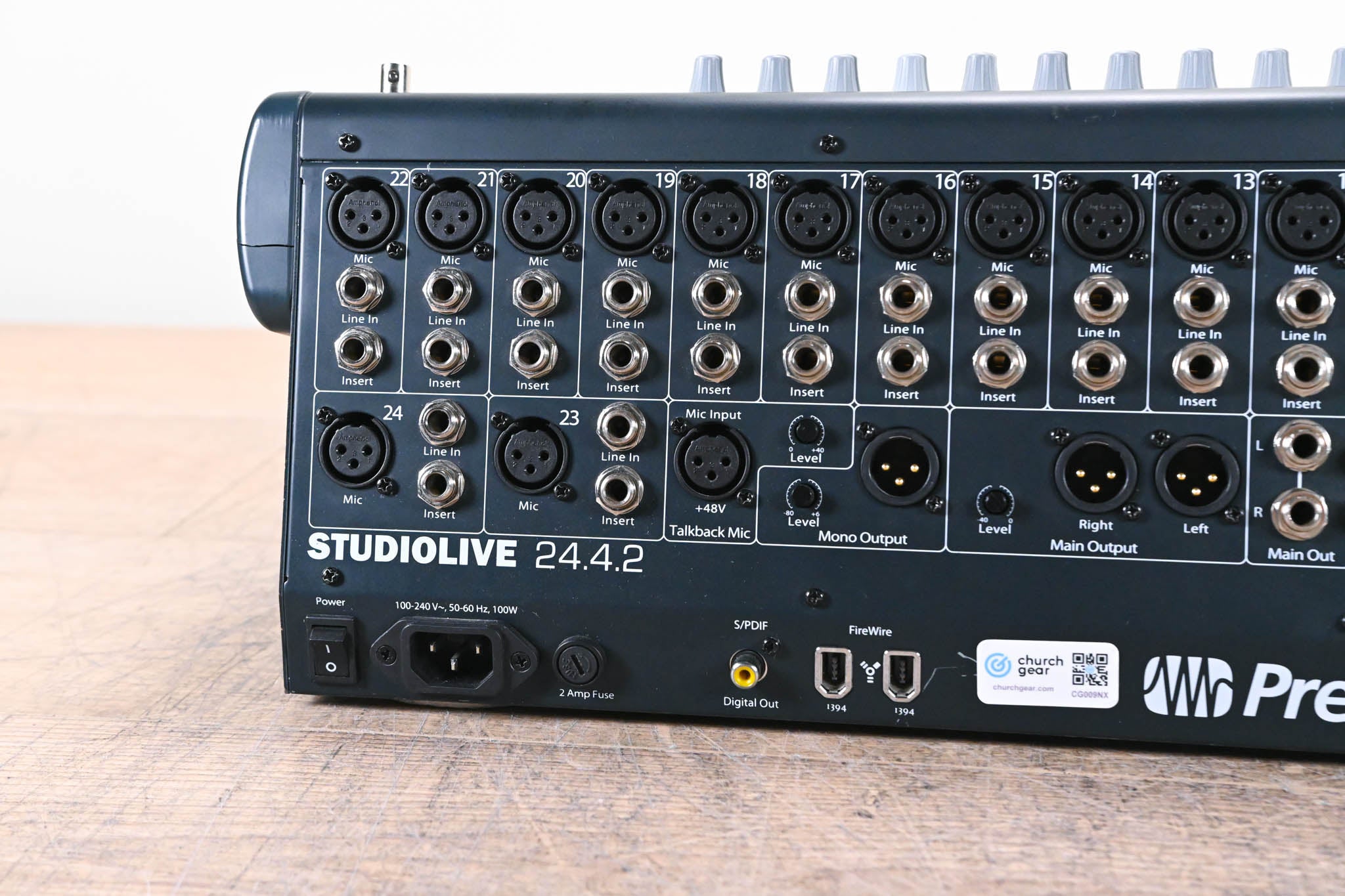 PreSonus StudioLive 24.4.2 24-Channel Digital Audio Mixer