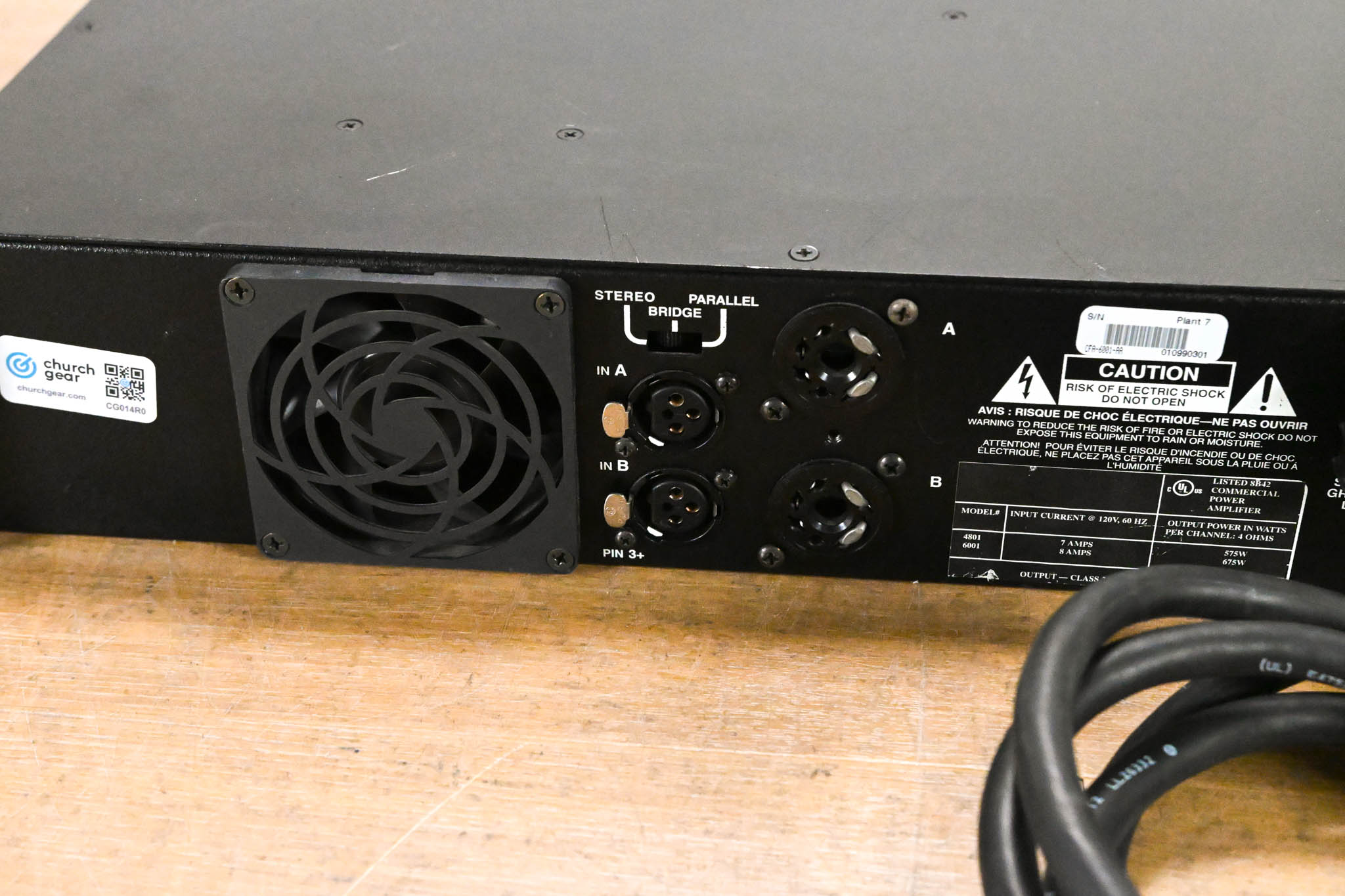 Crest Audio 6001 2-Channel Power Amplifier