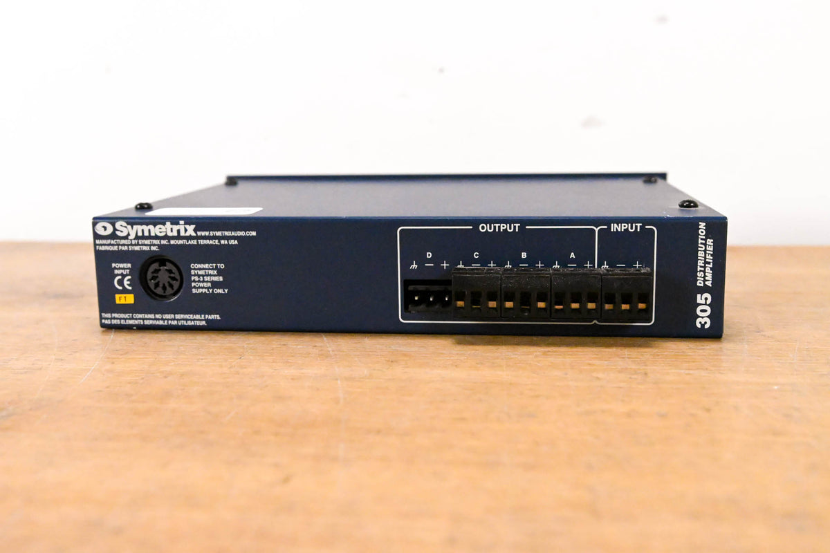 Symetrix 305 Distribution Amplifier - 1x4 (NO POWER SUPPLY)