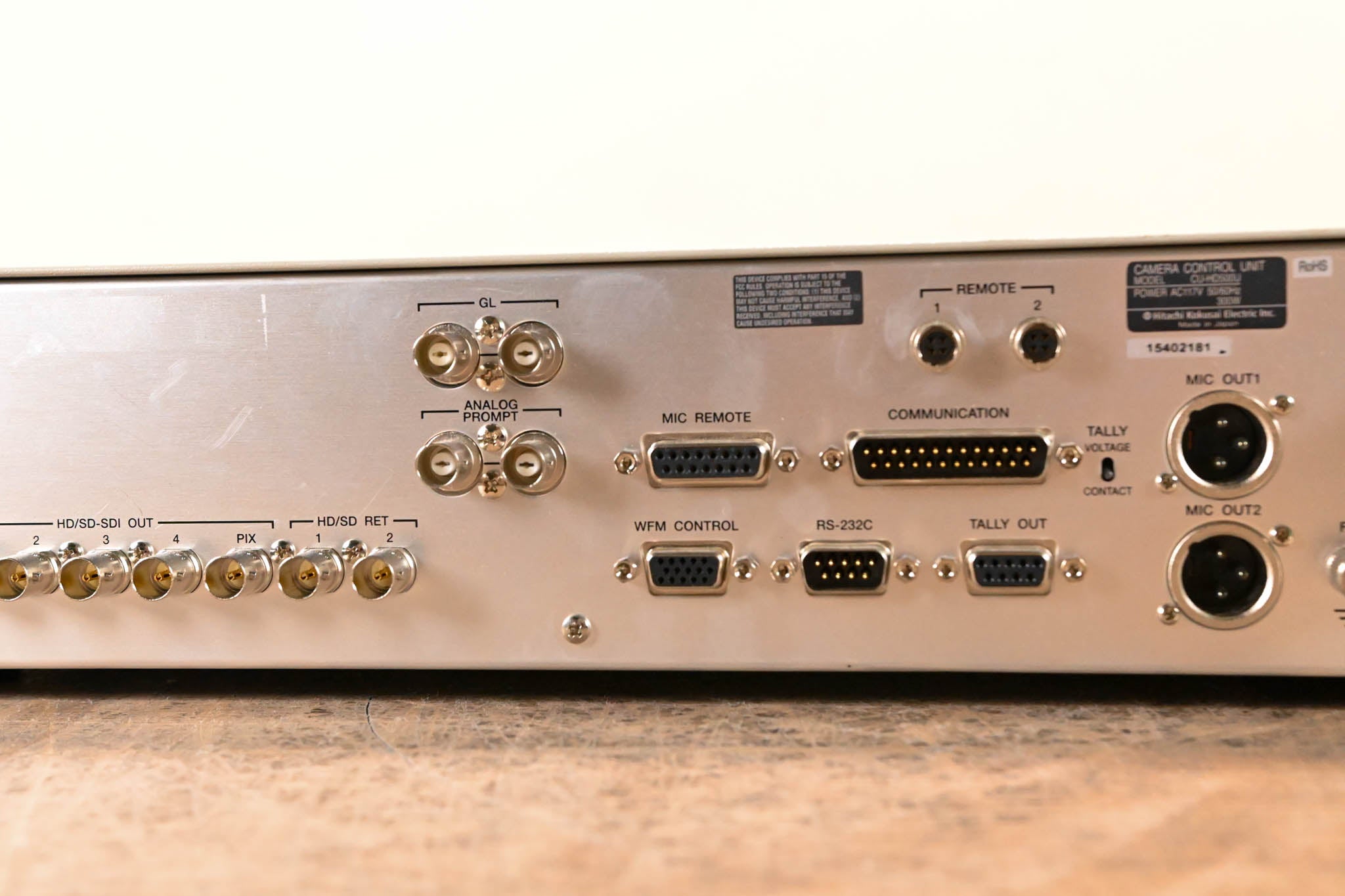 Hitachi CU-HD500 Fiber Optic Camera Control Unit