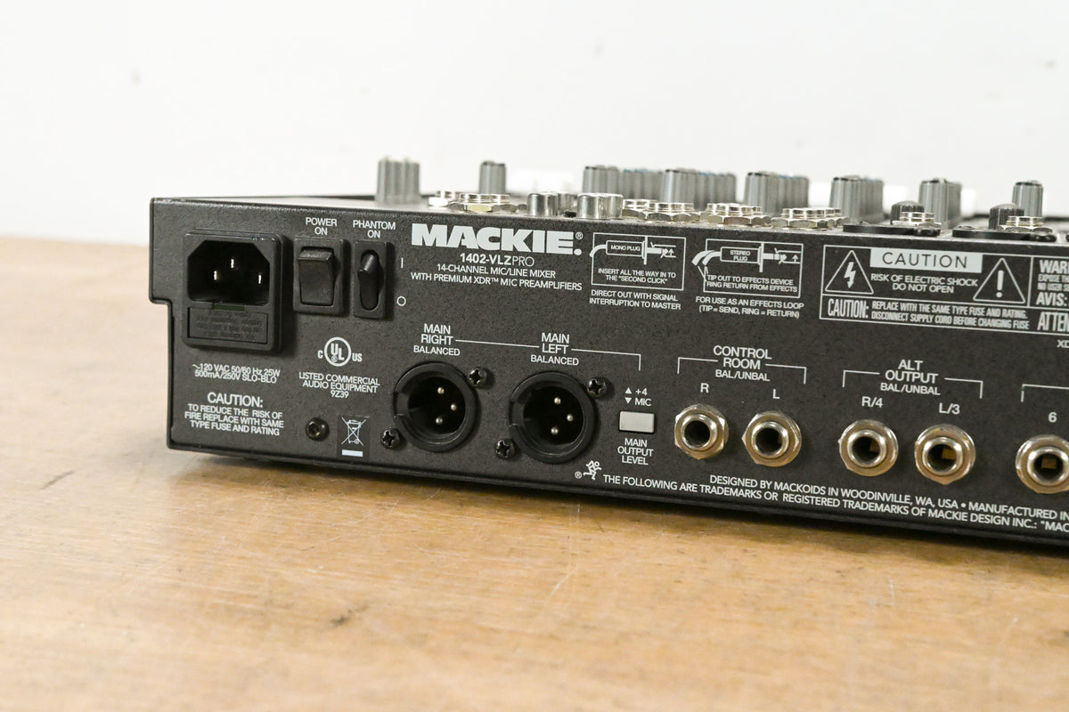 Mackie 1402-VLZ PRO 14-Channel Analog Mixing Console