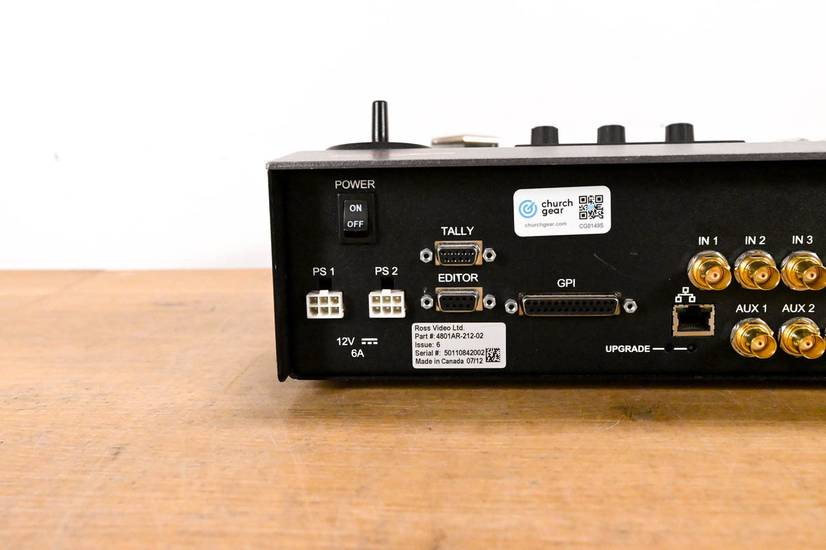 Ross Crossover 12 Solo Video Switcher and Controller (NO POWER SUPPLY)