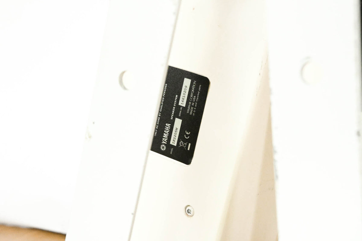 Yamaha IF2205W Dual 5" 2-Way Full-Range Loudspeaker (PAIR) - White