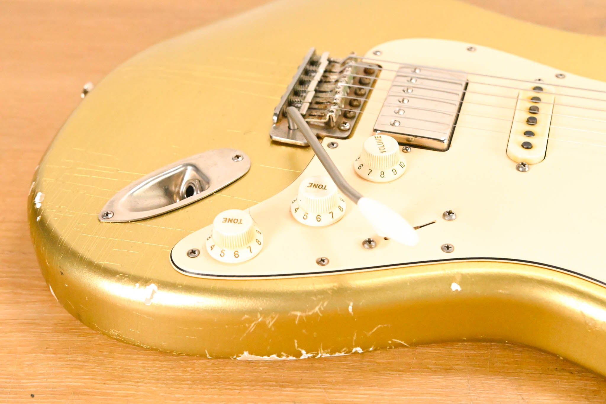TMG Dover Custom S-Style HSS - Aged Aztec Gold