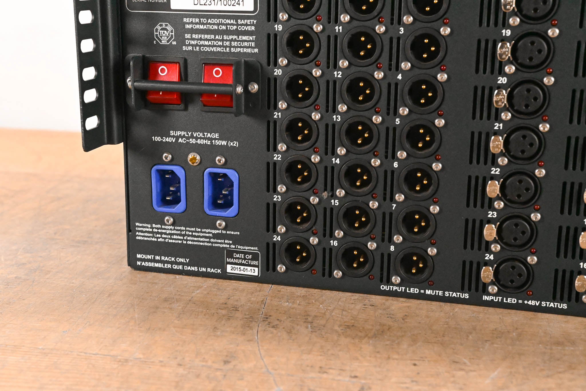 Midas DL231 24x24 Active Microphone Splitter