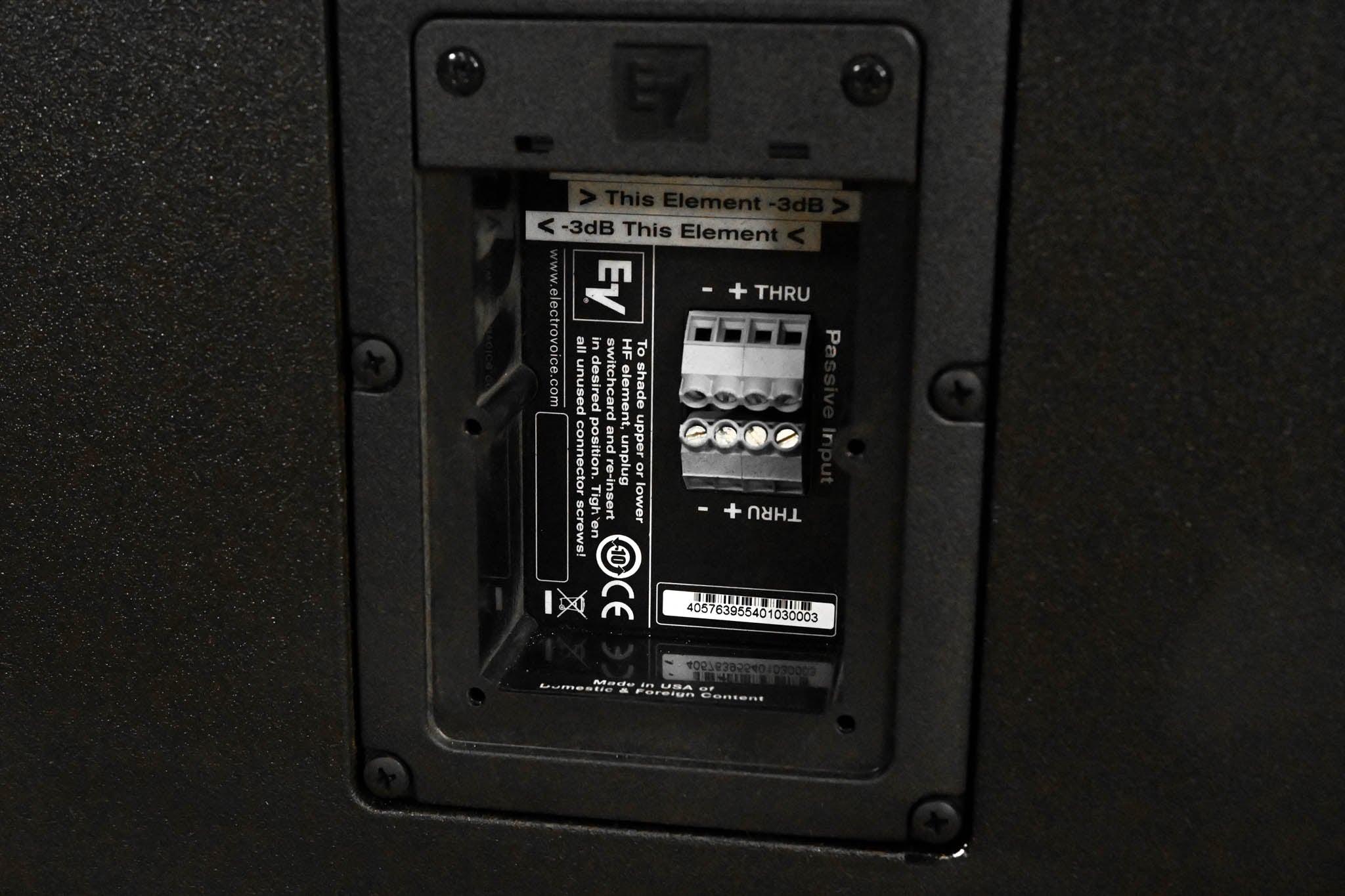 Electro-Voice (EV) EVA-2082S/920 Full-Range Line-Array Speaker (PAIR)