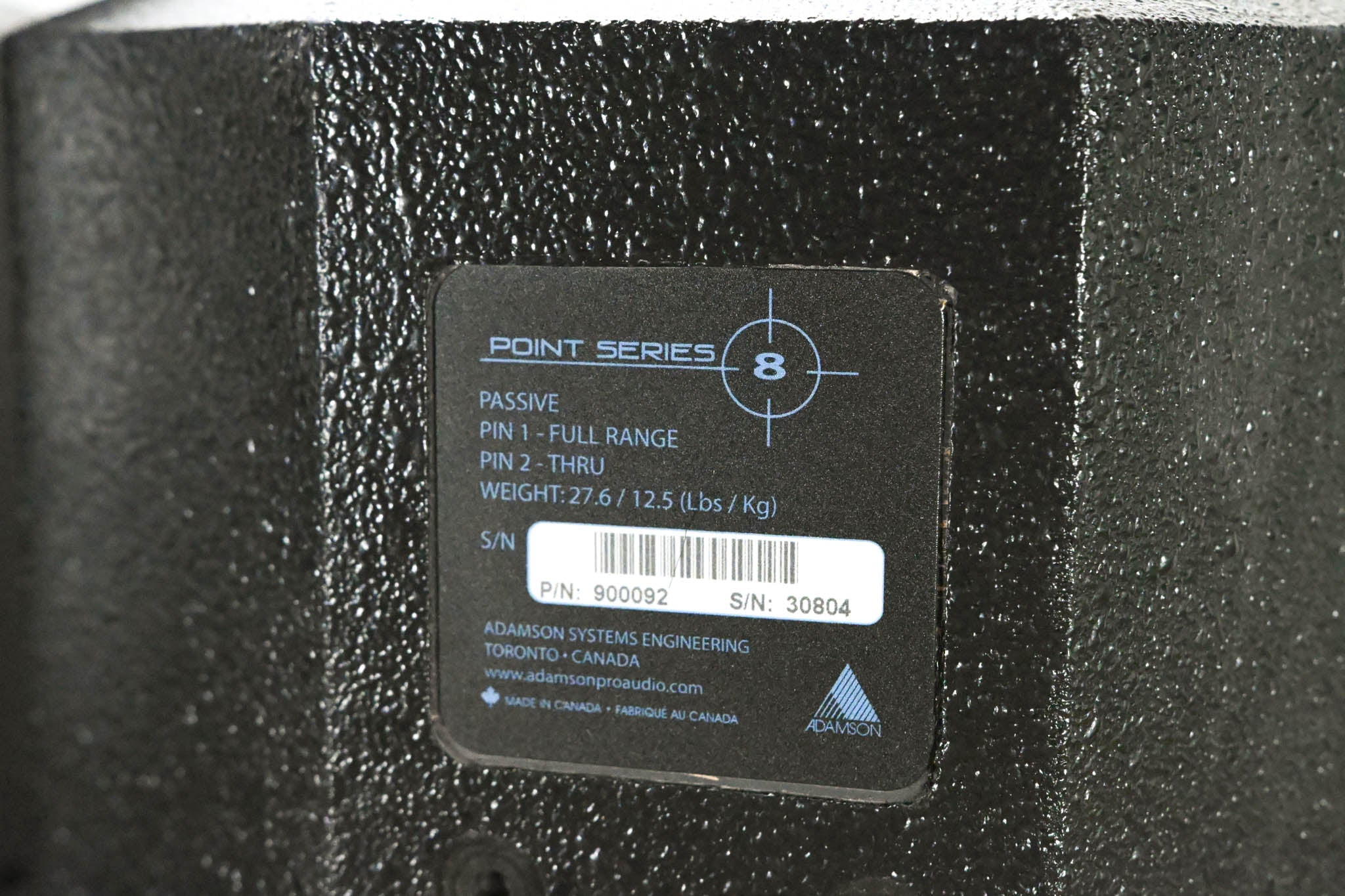 Adamson Point 8 Full-Range Point Source Loudspeaker (PAIR)