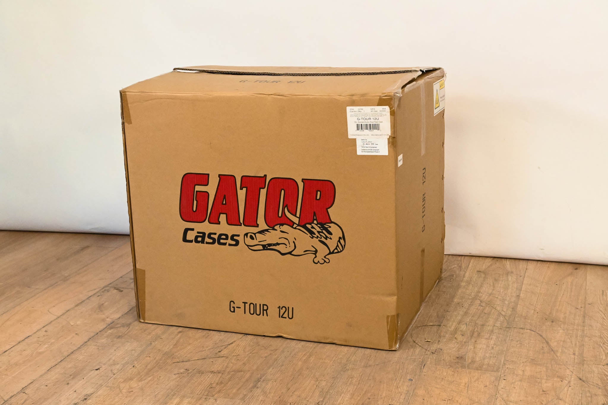 Gator Cases G-Tour 12U Standard Audio Road Rack Case