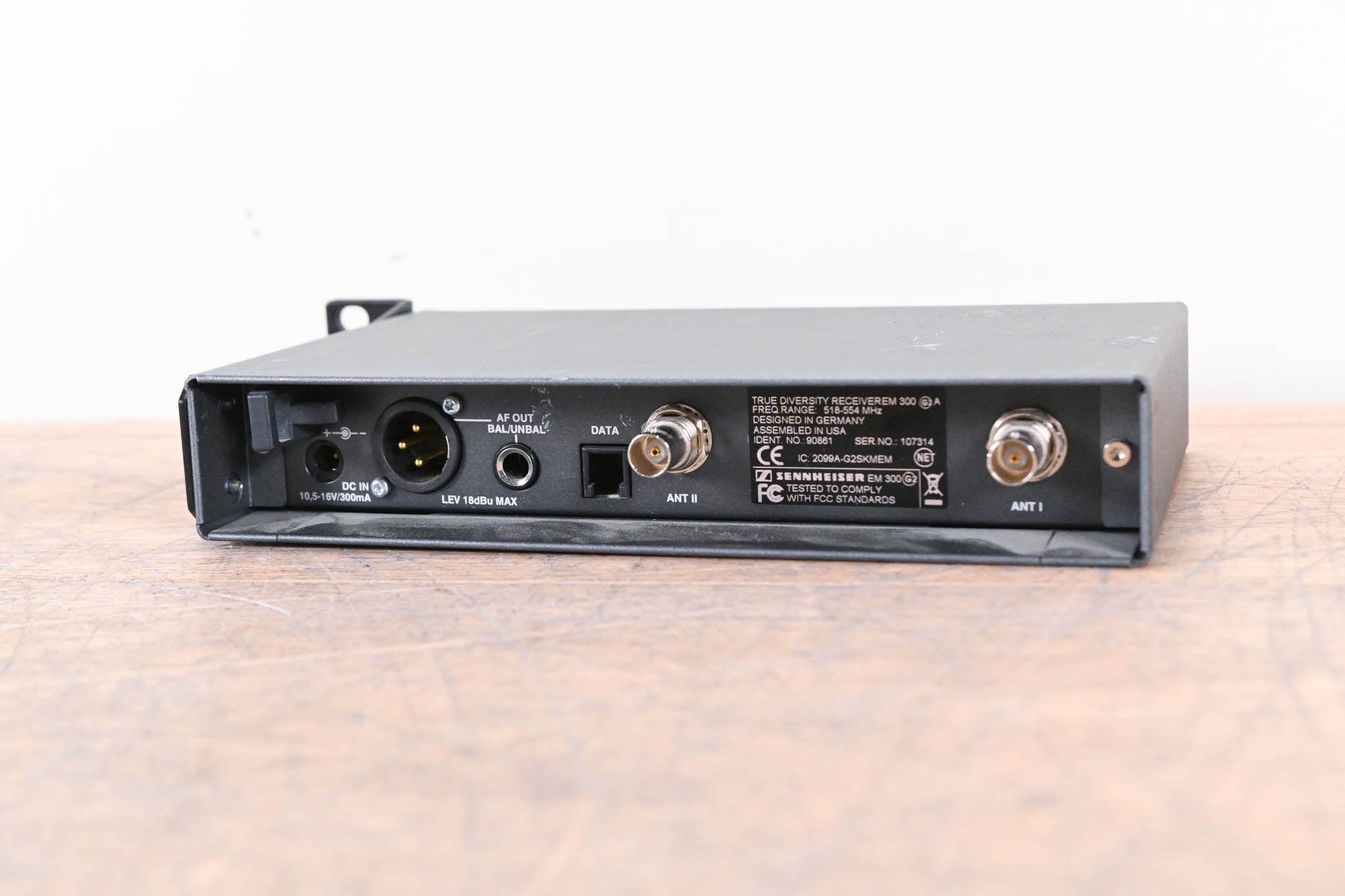 Sennheiser EM 300 G2 Wireless Receiver - 518-554 MHz (NO POWER SUPPLY)