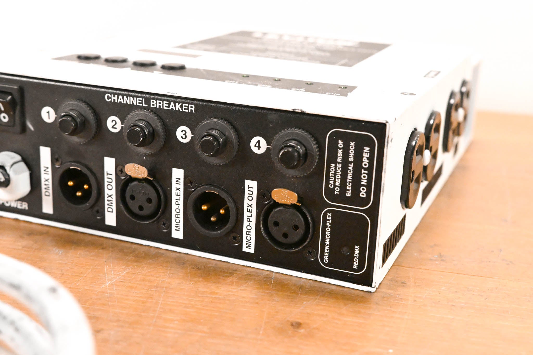 Leviton D4DMX-MD3 4-Channel Programmable Dimmer Pack