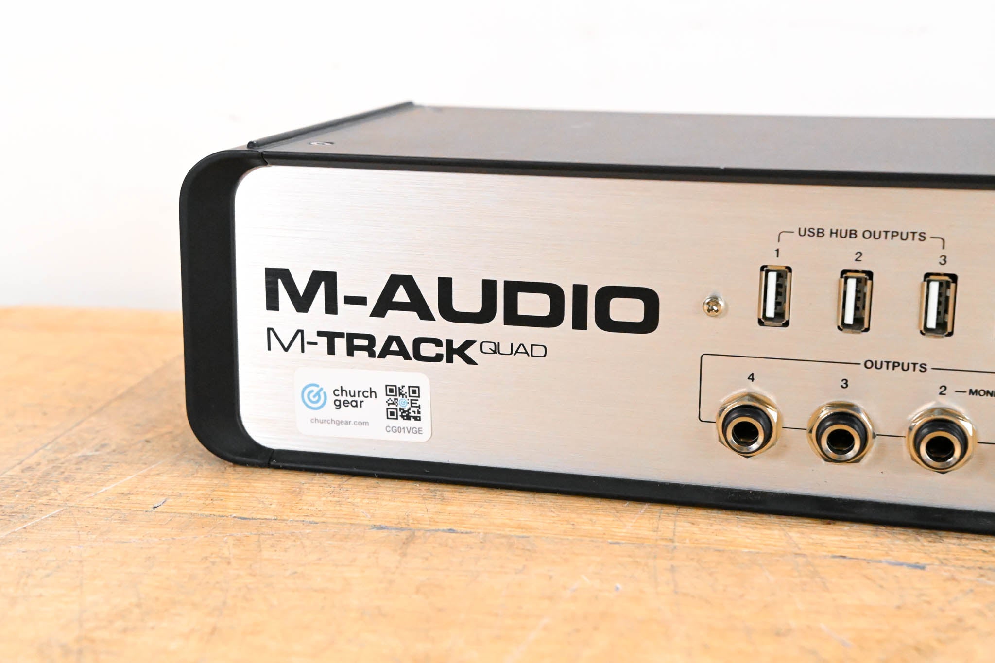 M-Audio M-Track Quad 4x4 USB Audio/MIDI Interface (NO POWER SUPPLY)