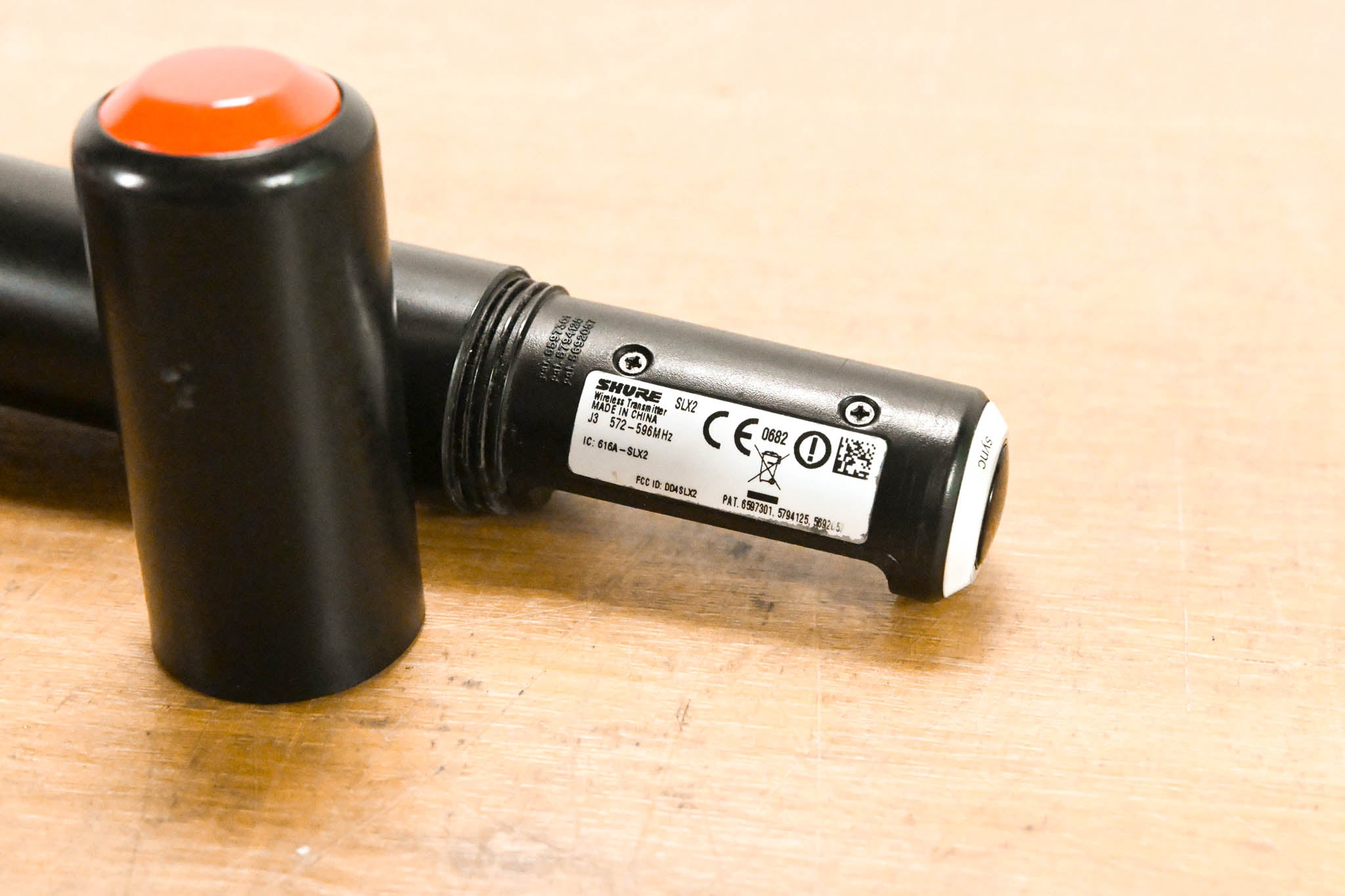 Shure SLX2/SM86 Wireless Handheld Transmitter - J3 Band: 572-596 MHz