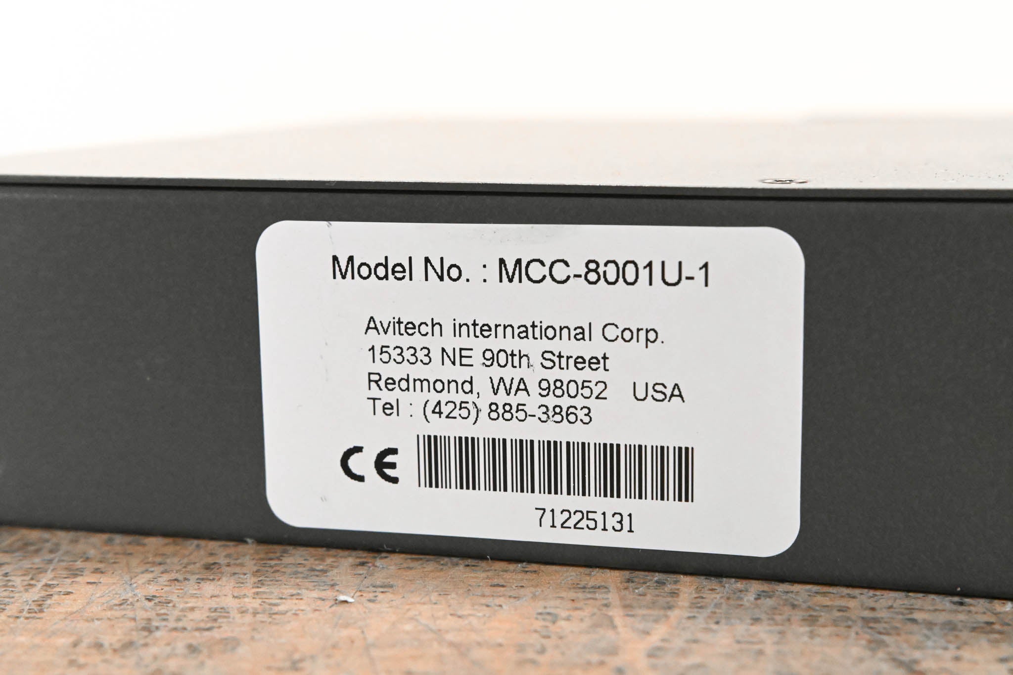 Avitech MCC-8001U Image Scaler / Processor