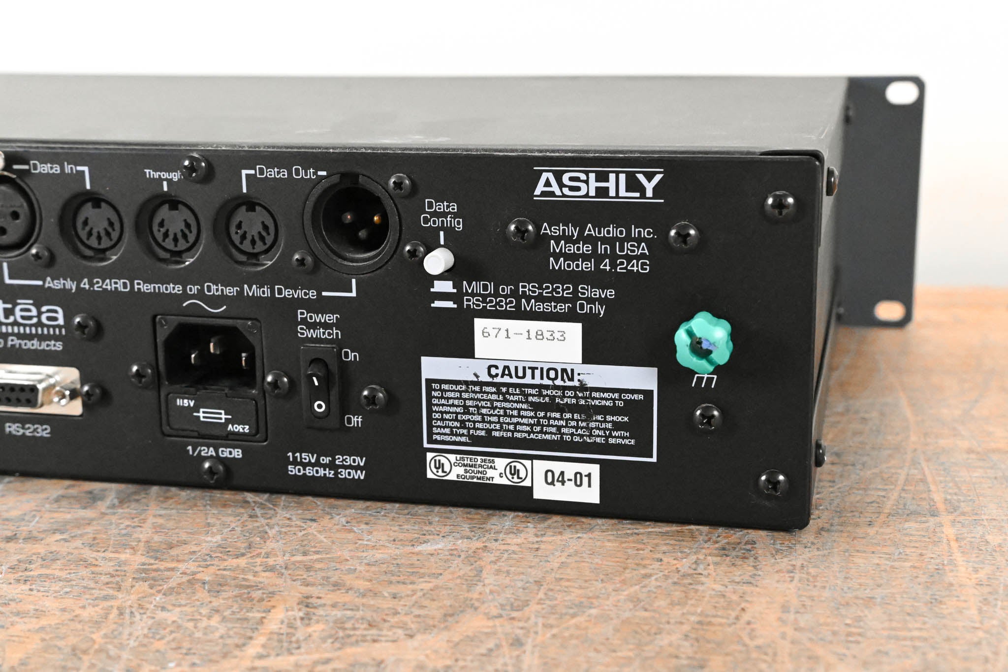 Ashly Protea System II 4.24G 4-Channel Digital Graphic Equalizer