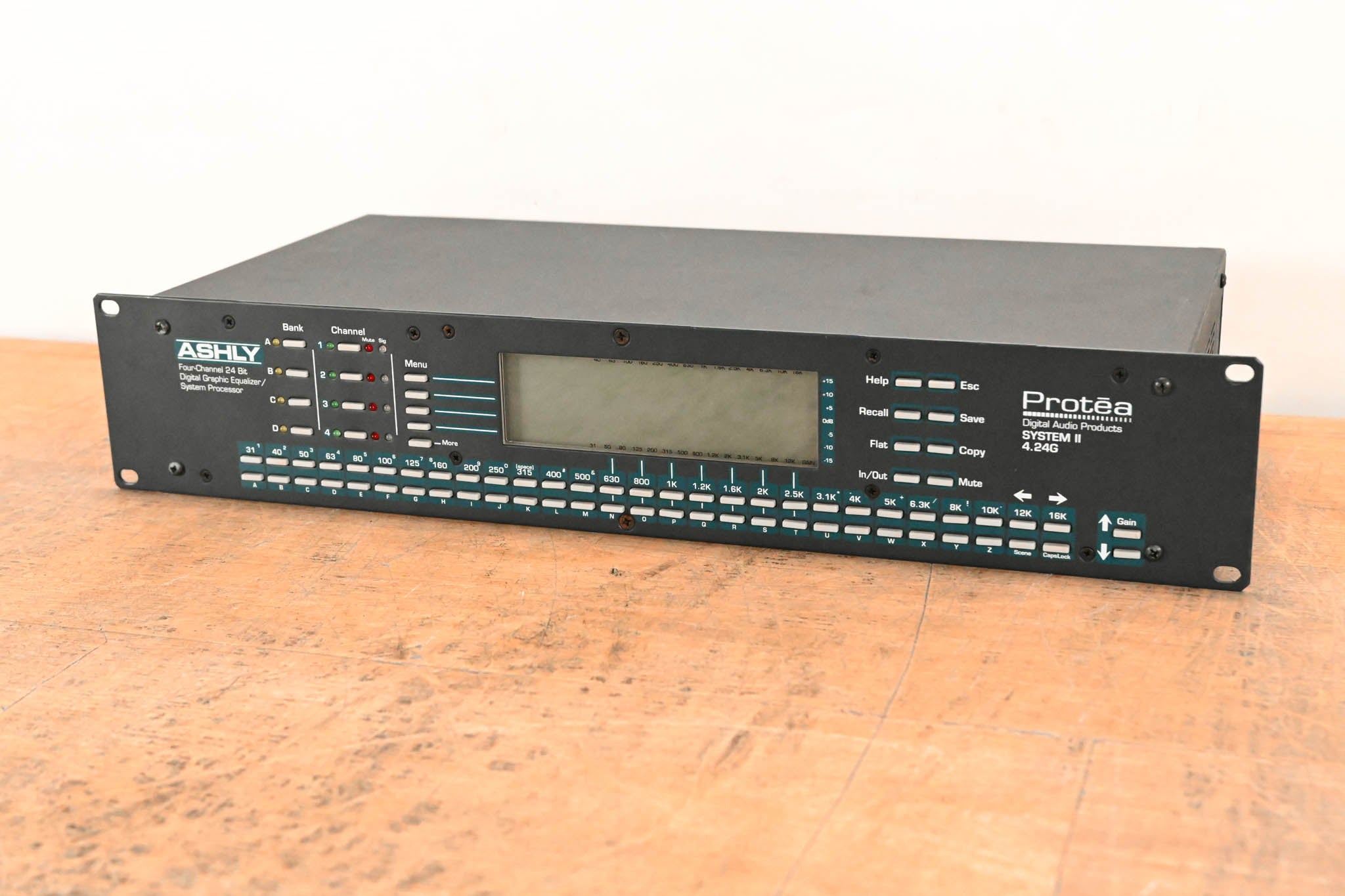 Ashly Protea System II 4.24G 4-Channel Digital Graphic Equalizer