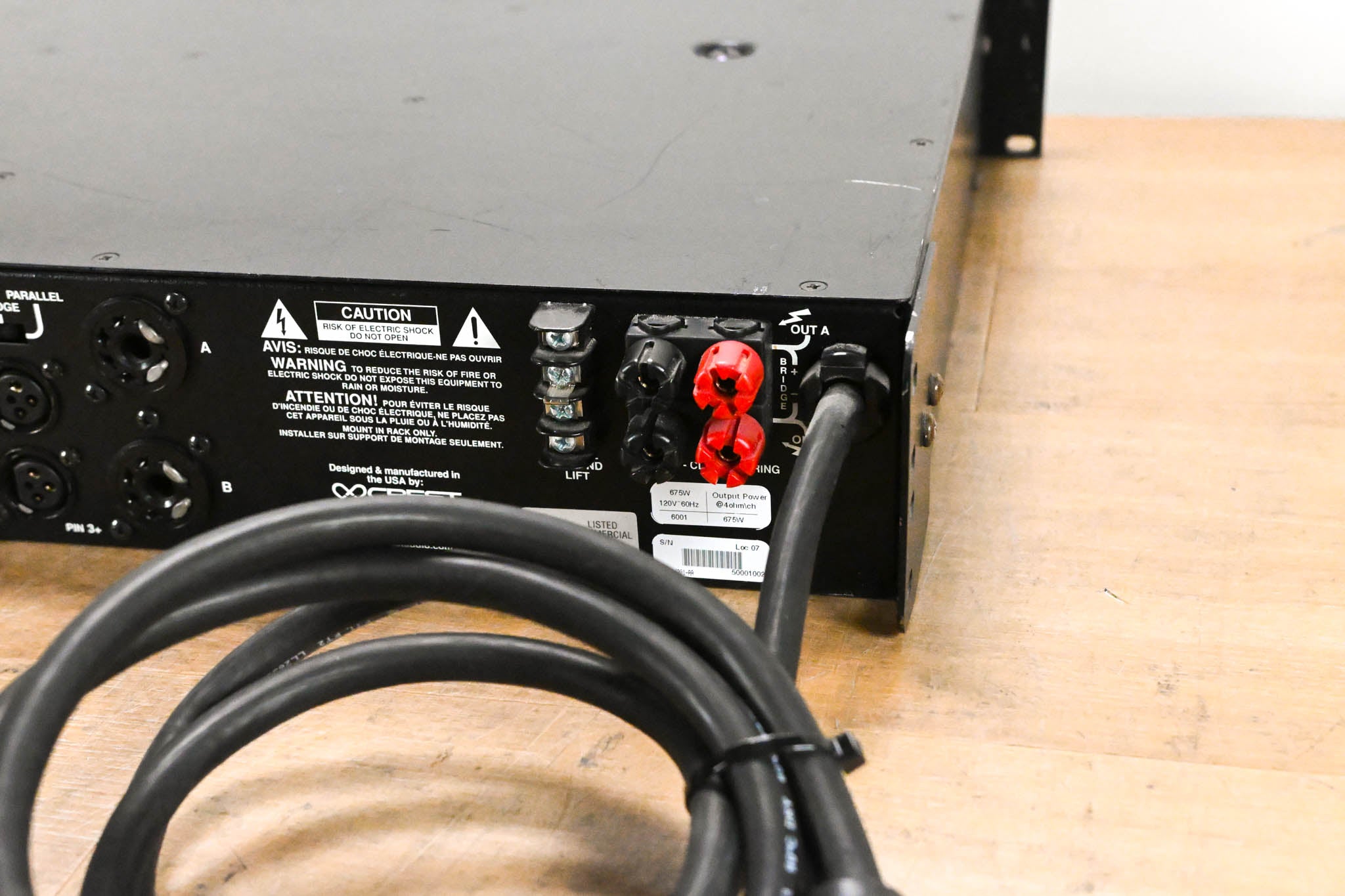 Crest Audio 6001 2-Channel Power Amplifier