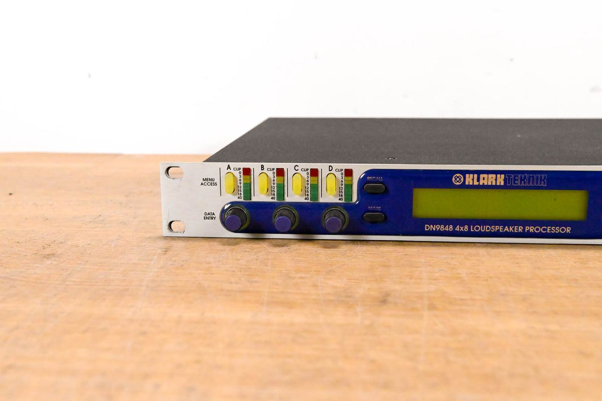 Klark Teknik DN9848 4x8 Loudspeaker Processor