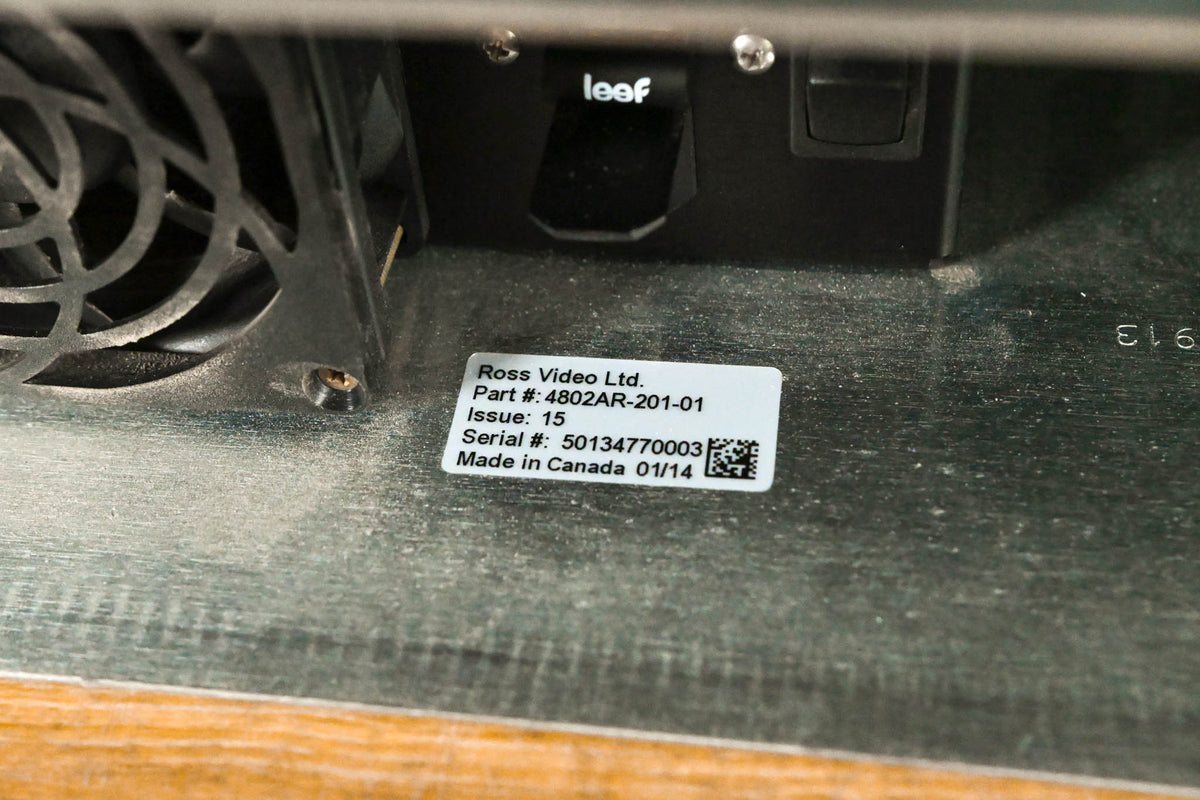 Ross 4802AR-201-01 Carbonite Multimedia Frame w/ Carbonite 1-A Panel