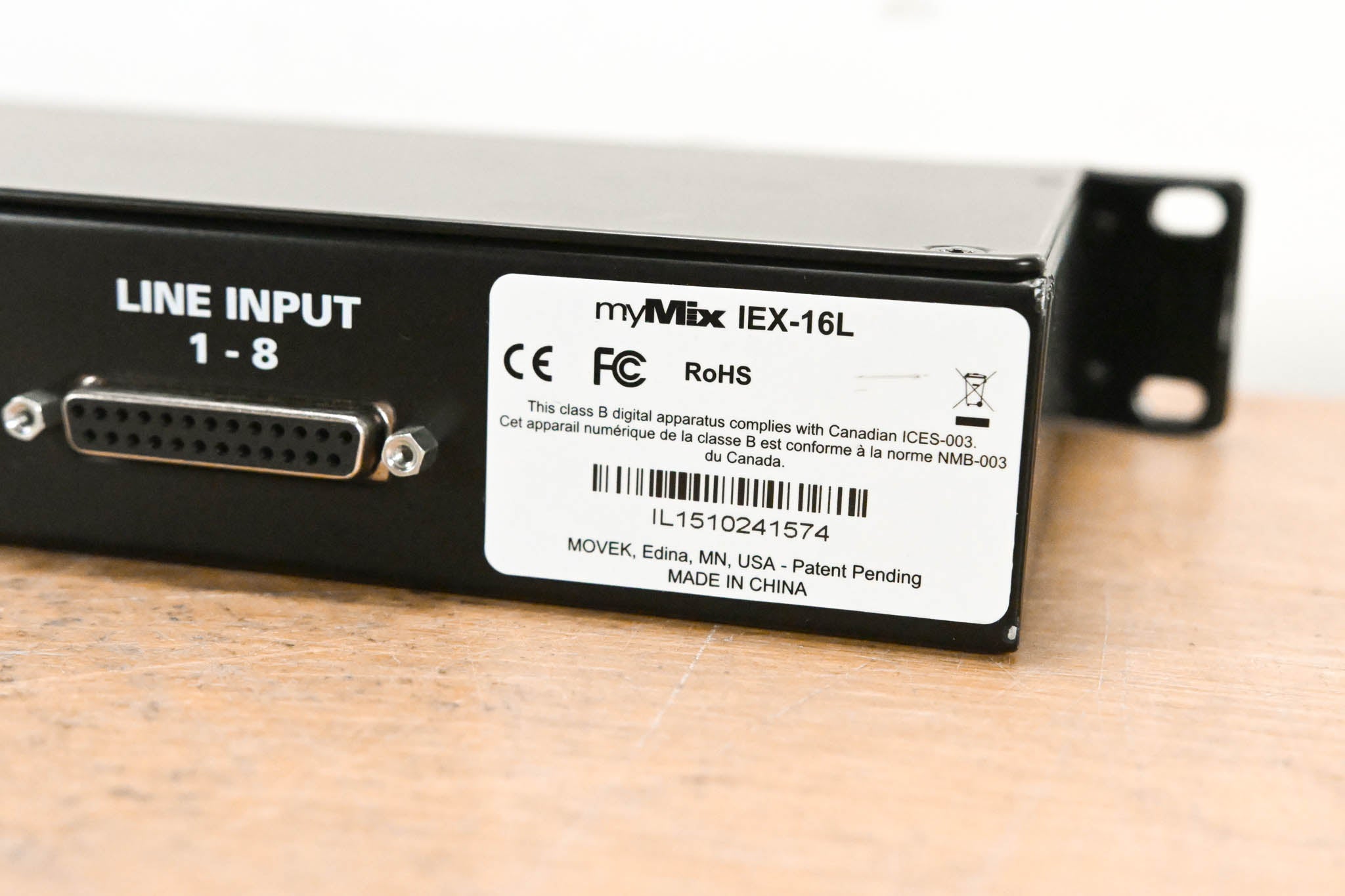 myMix IEX-16L 16-Channel Input Expander (NO POWER SUPPLY)