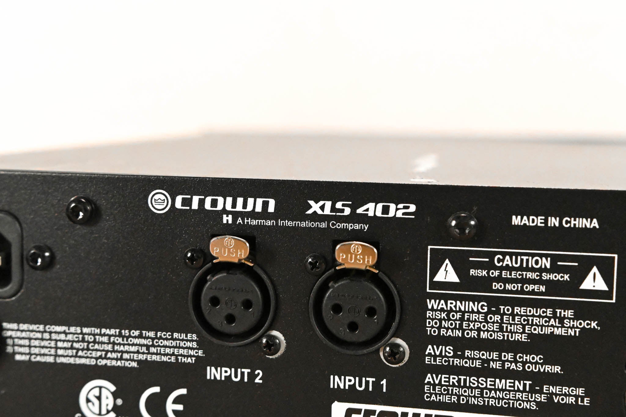 Crown XLS 402 2-Channel Power Amplifier