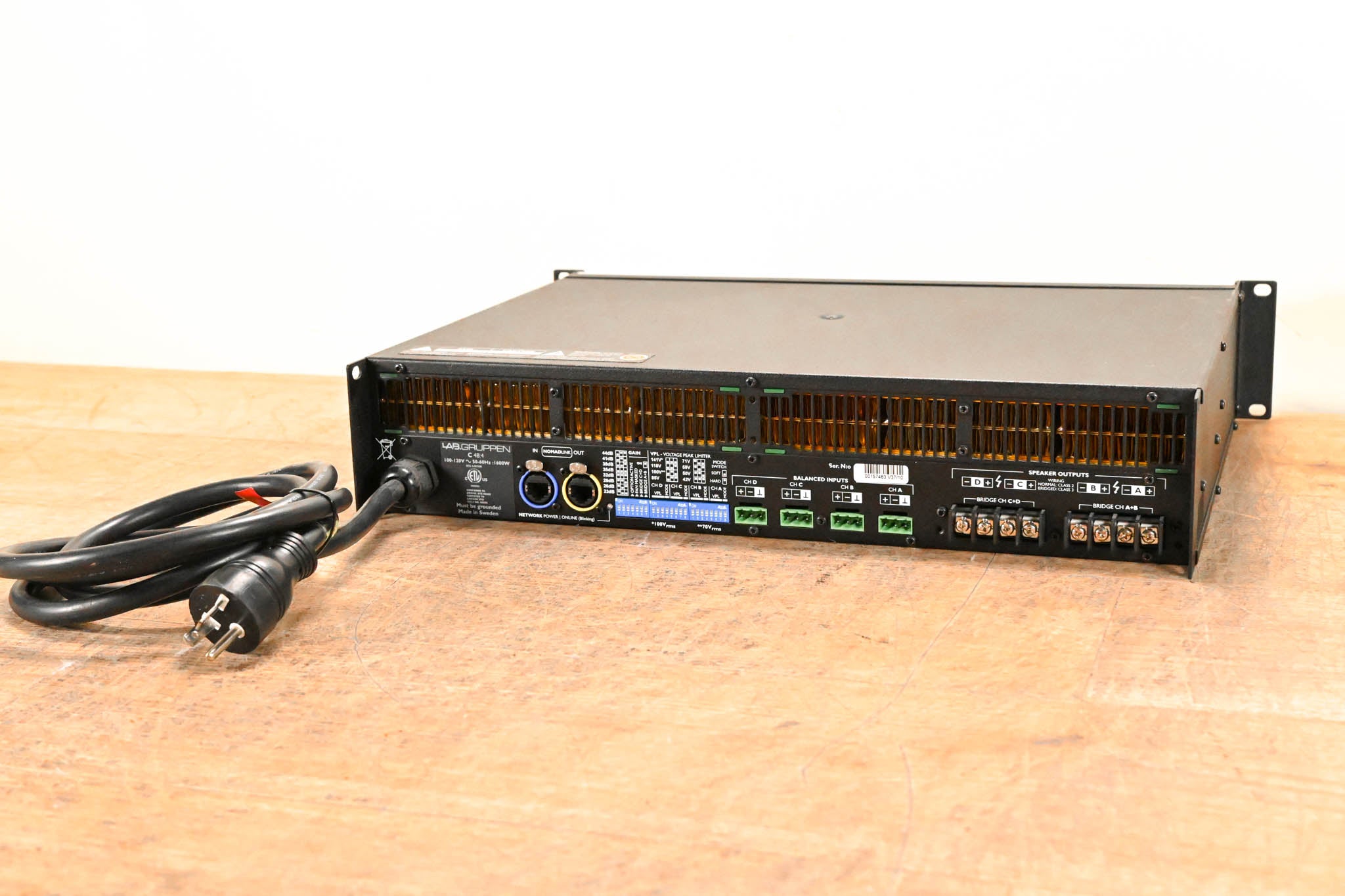 Lab Gruppen C 48:4 4800W 4-Channel Power Amplifier