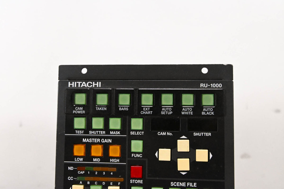 Hitachi RU-1000VR Remote Control Panel