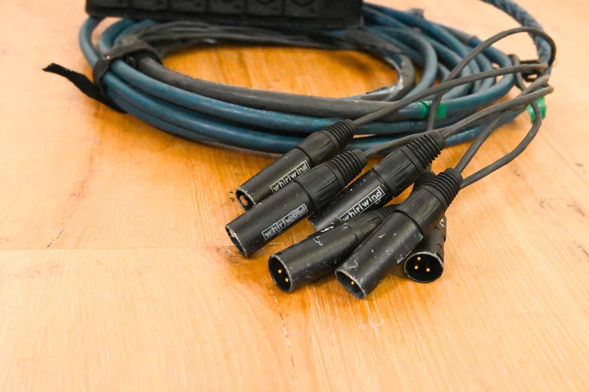 Whirlwind MS-6-M-NR-025 Mini 6 6-Channel Low-Profile Drop Snake - 25 ft