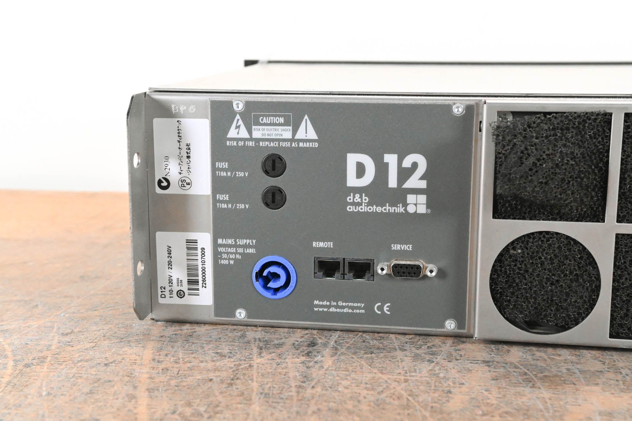 d&b audiotechnik D12 Dual-Channel Power Amplifier