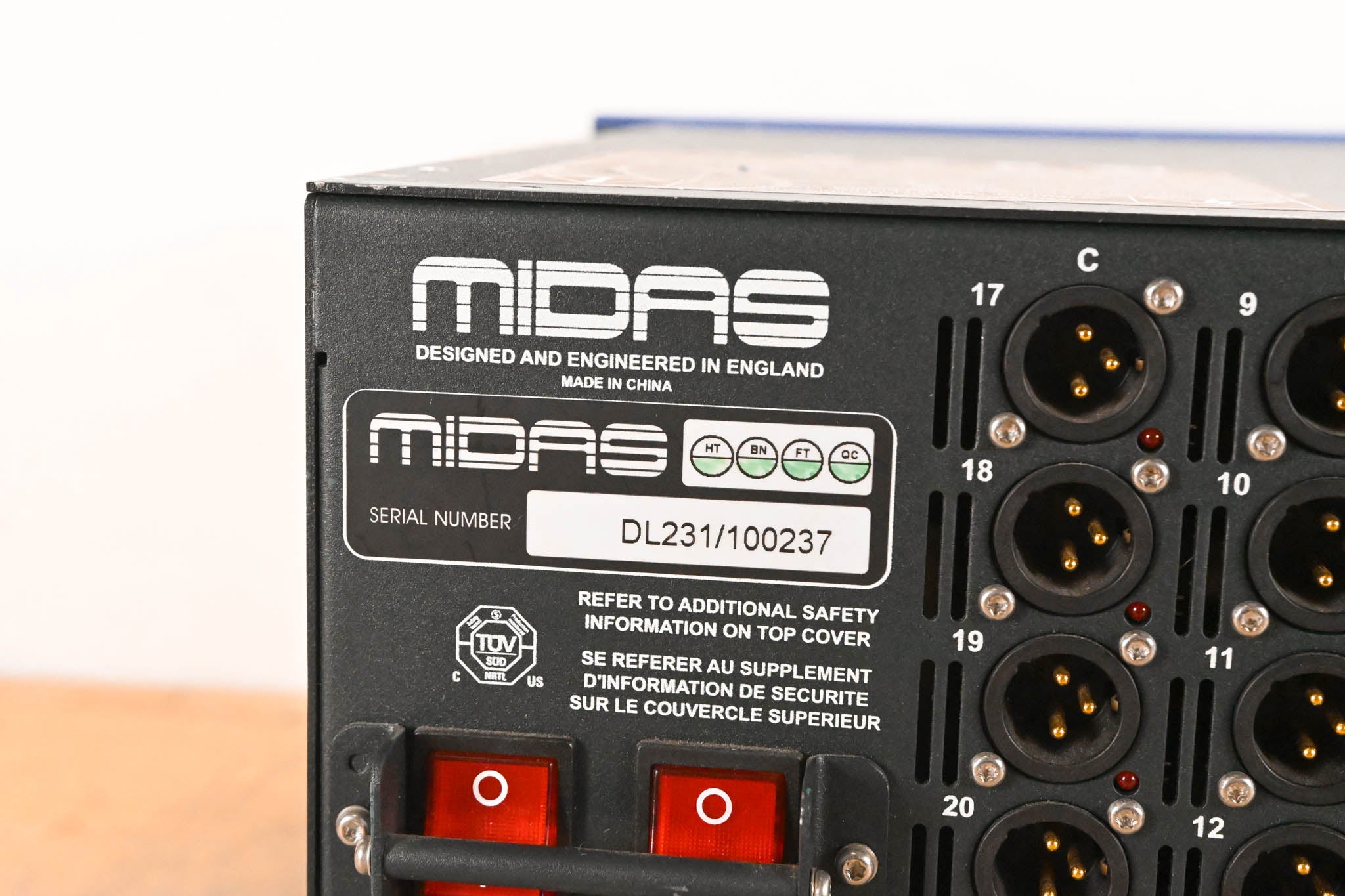 Midas DL231 24x24 Active Microphone Splitter