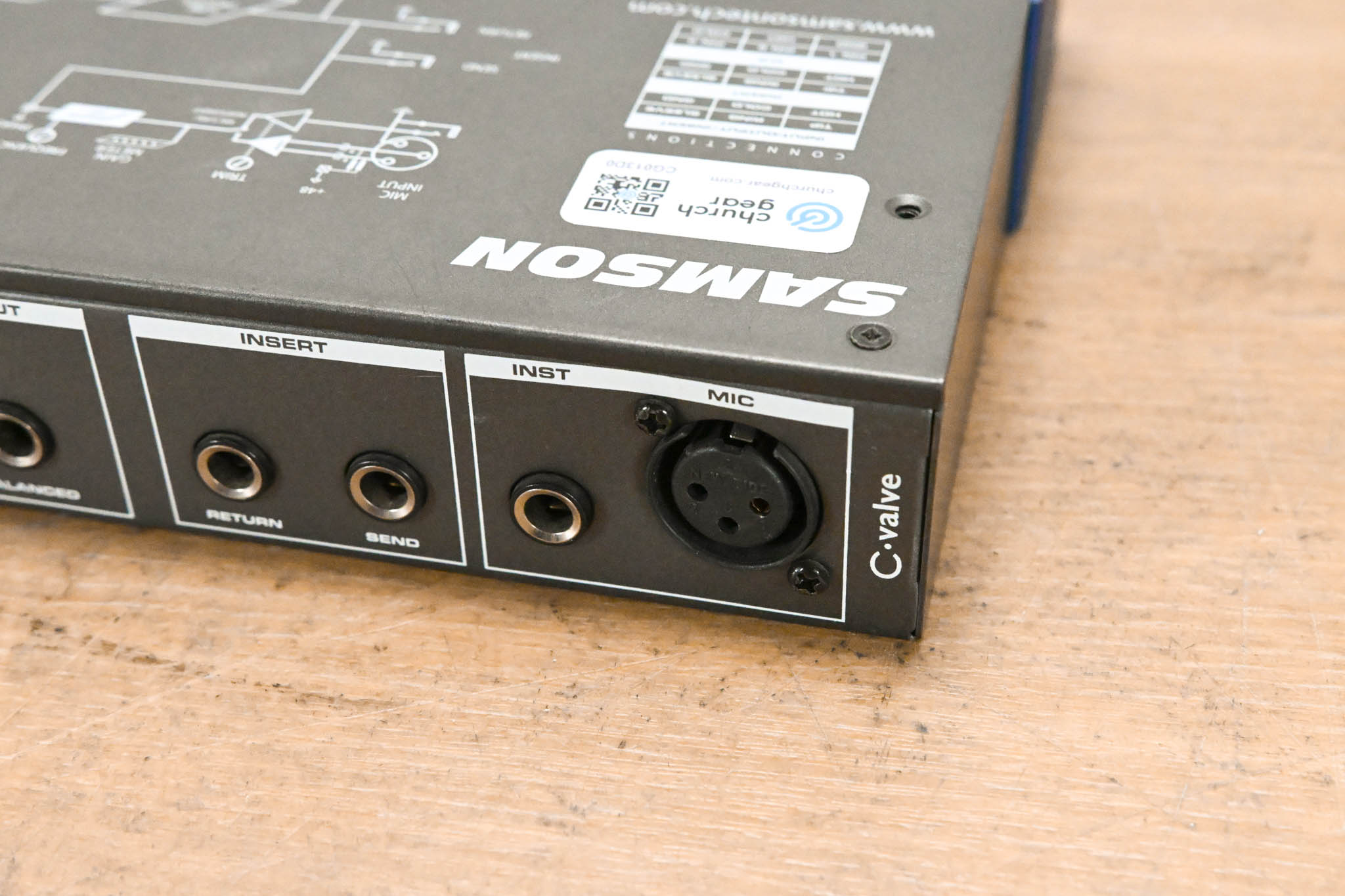 Samson C Valve Tube Microphone Preamp (NO POWER SUPPLY)